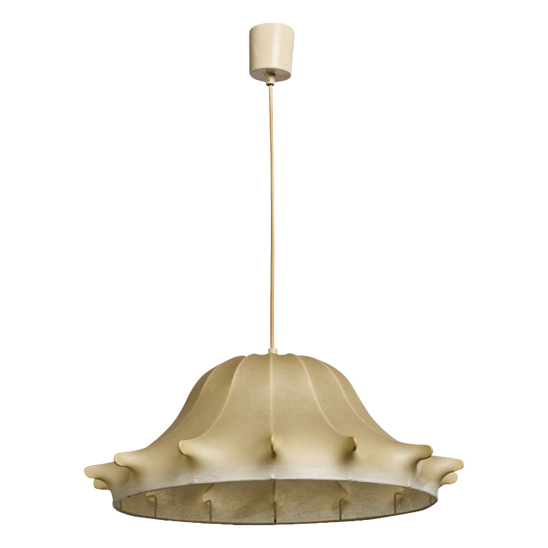 Italian Designer, Pendant Light, Resin, Italy, 1960s