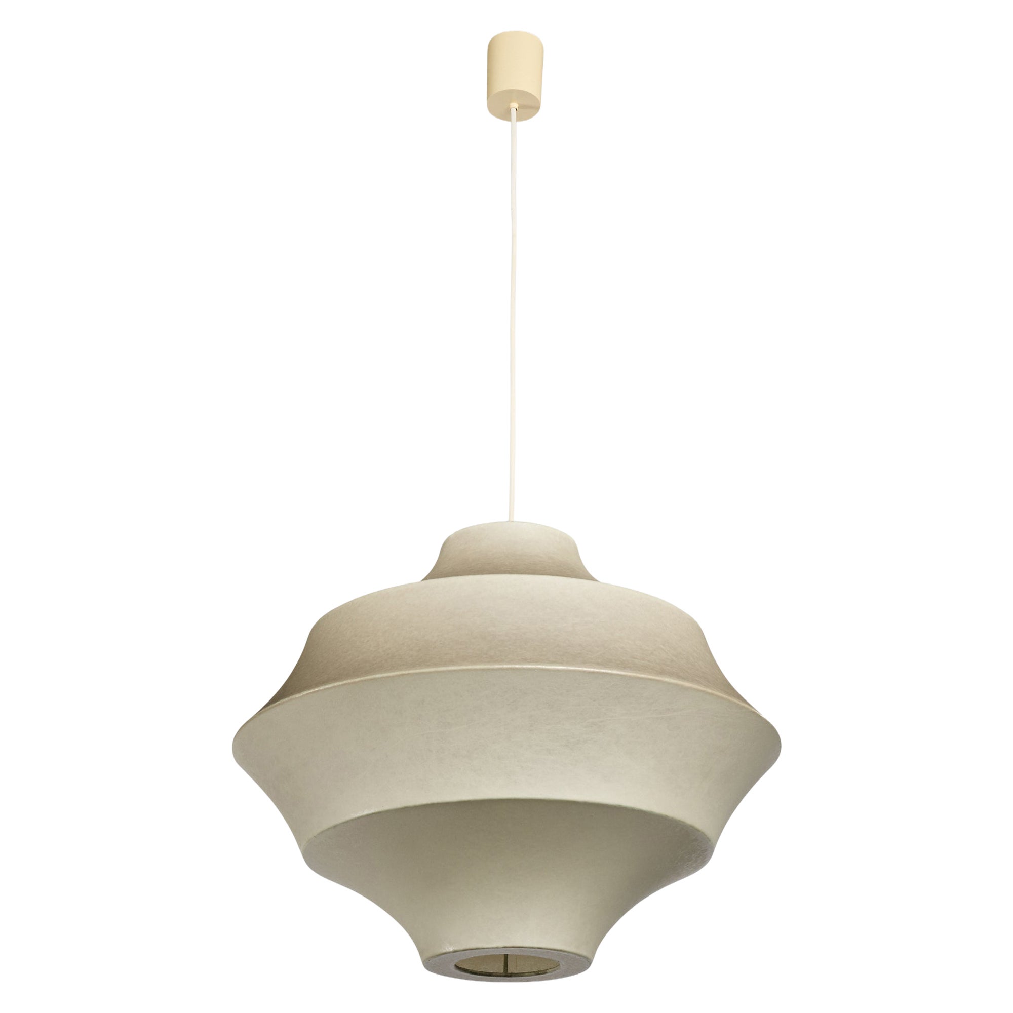 Designer italiano, Lampada a sospensione, Resina, Italia, anni '1960 in vendita