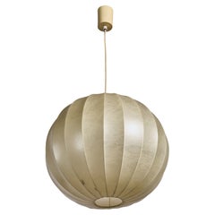 Italian Designer, Pendant Light, Resin, Italy, 1970s