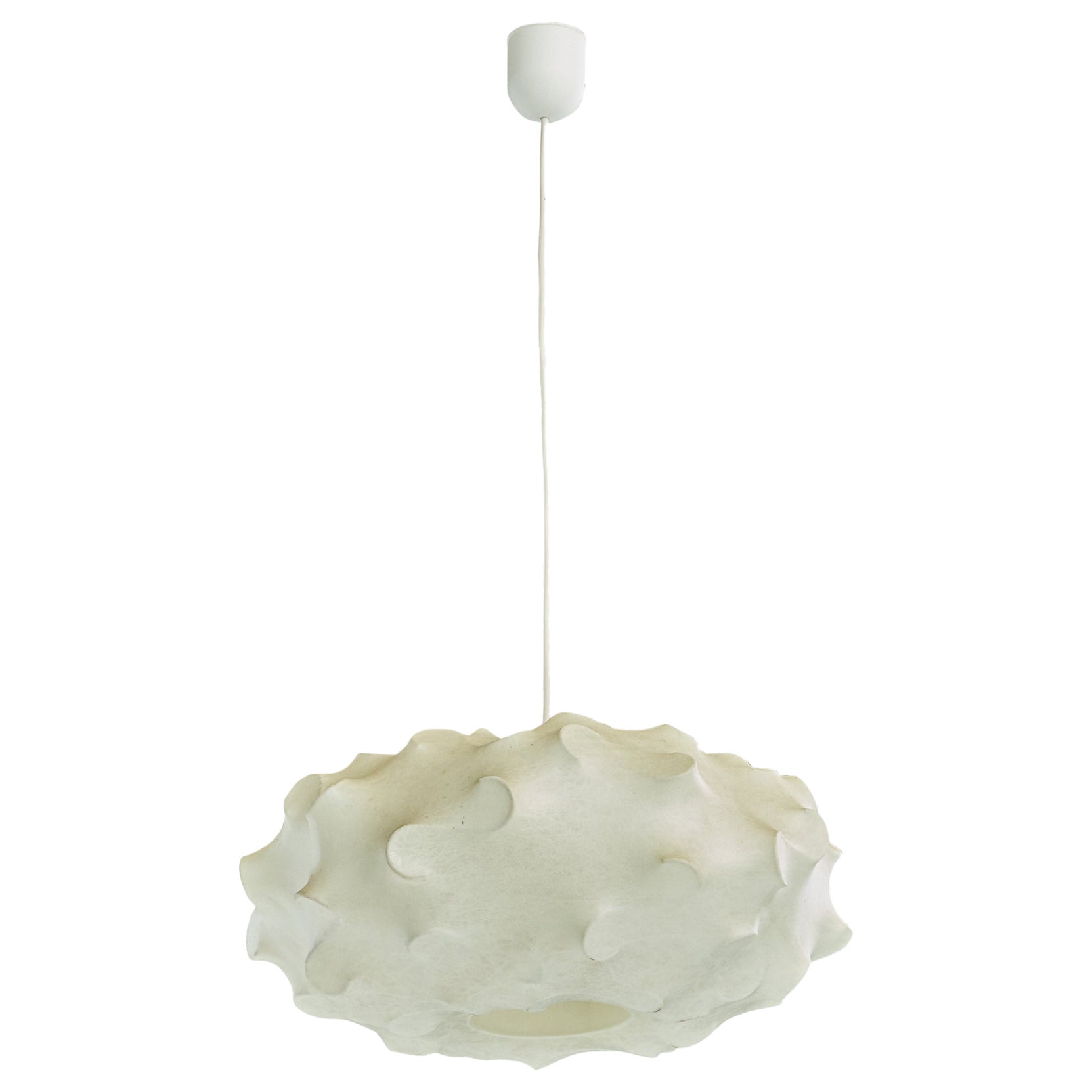 Italian Designer, Pendant Light, Resin, Italy, 1980s
