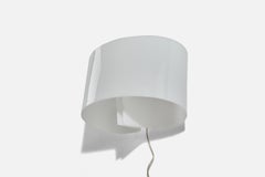 Italian Designer, Wall Light, Brass, Acrylic, Italy, 1960s