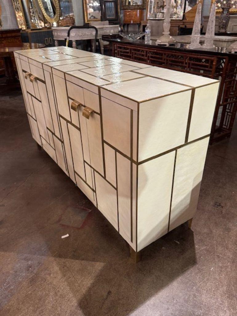 Italian Designer Side Cabinet In Good Condition For Sale In Dallas, TX