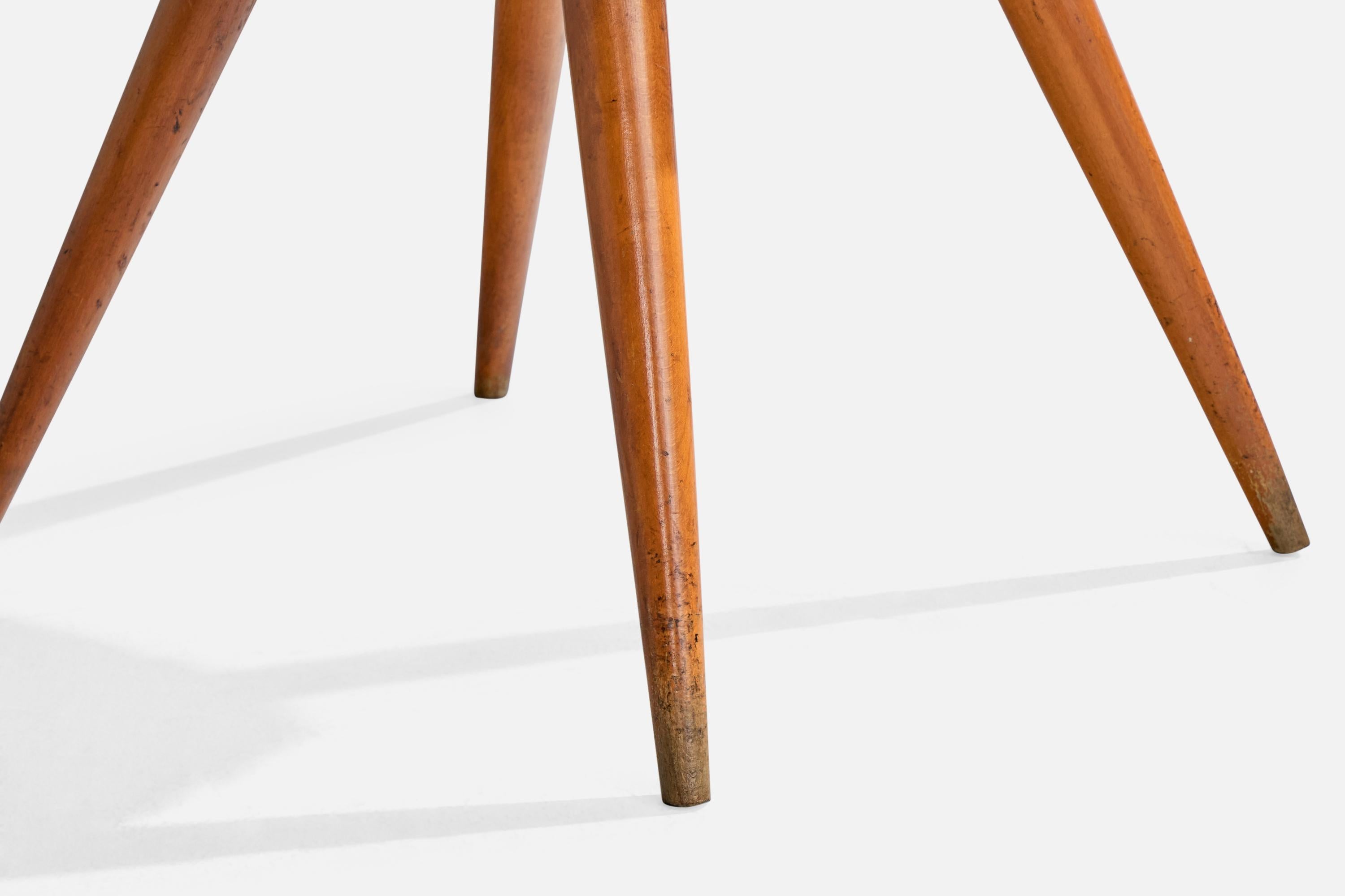Chaises d'appoint de designer italien, Beeche, Skai, Italie, années 1950 Bon état - En vente à High Point, NC