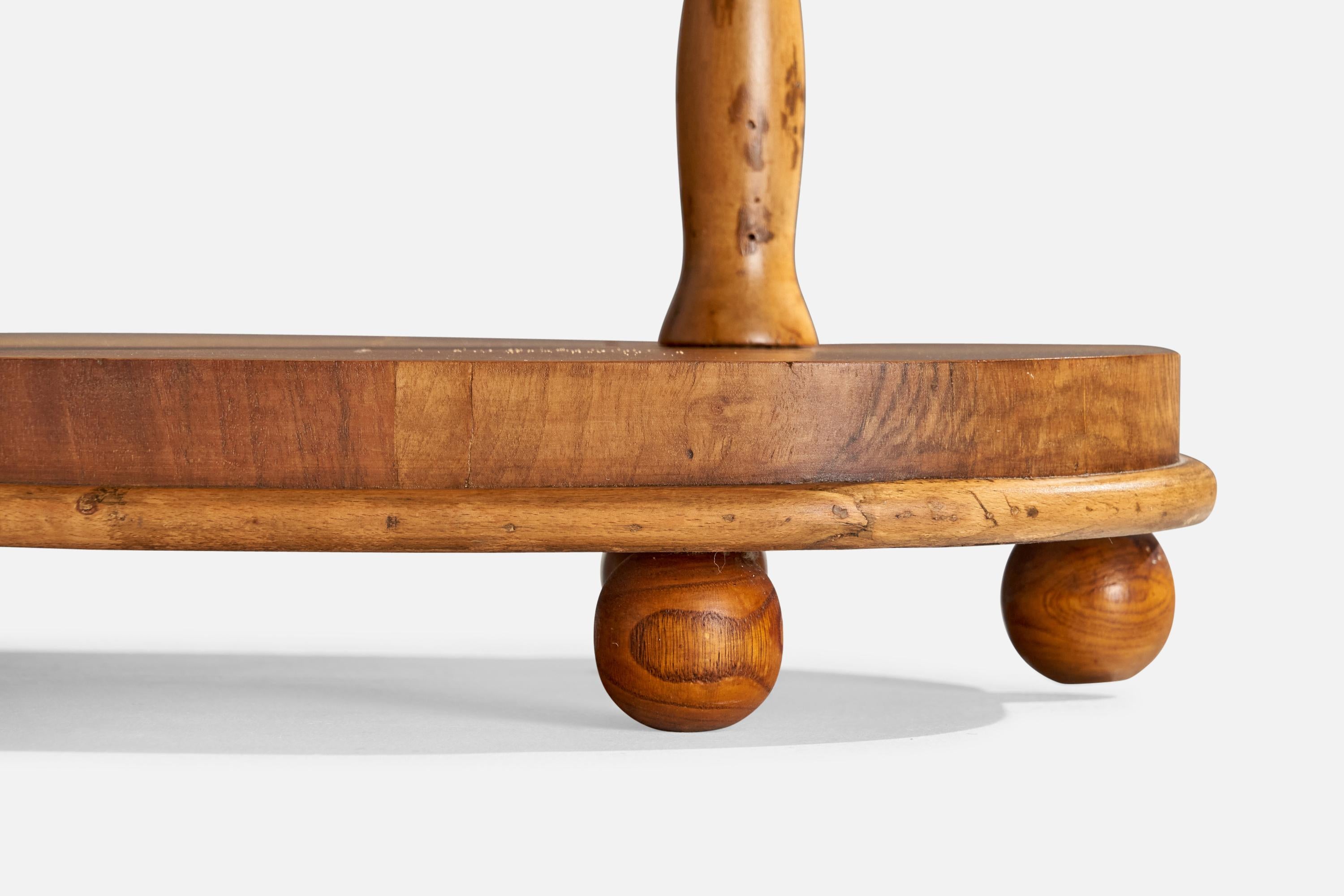 Designer italiano, Tavolino, Legno, Italia, anni '30 in vendita 4