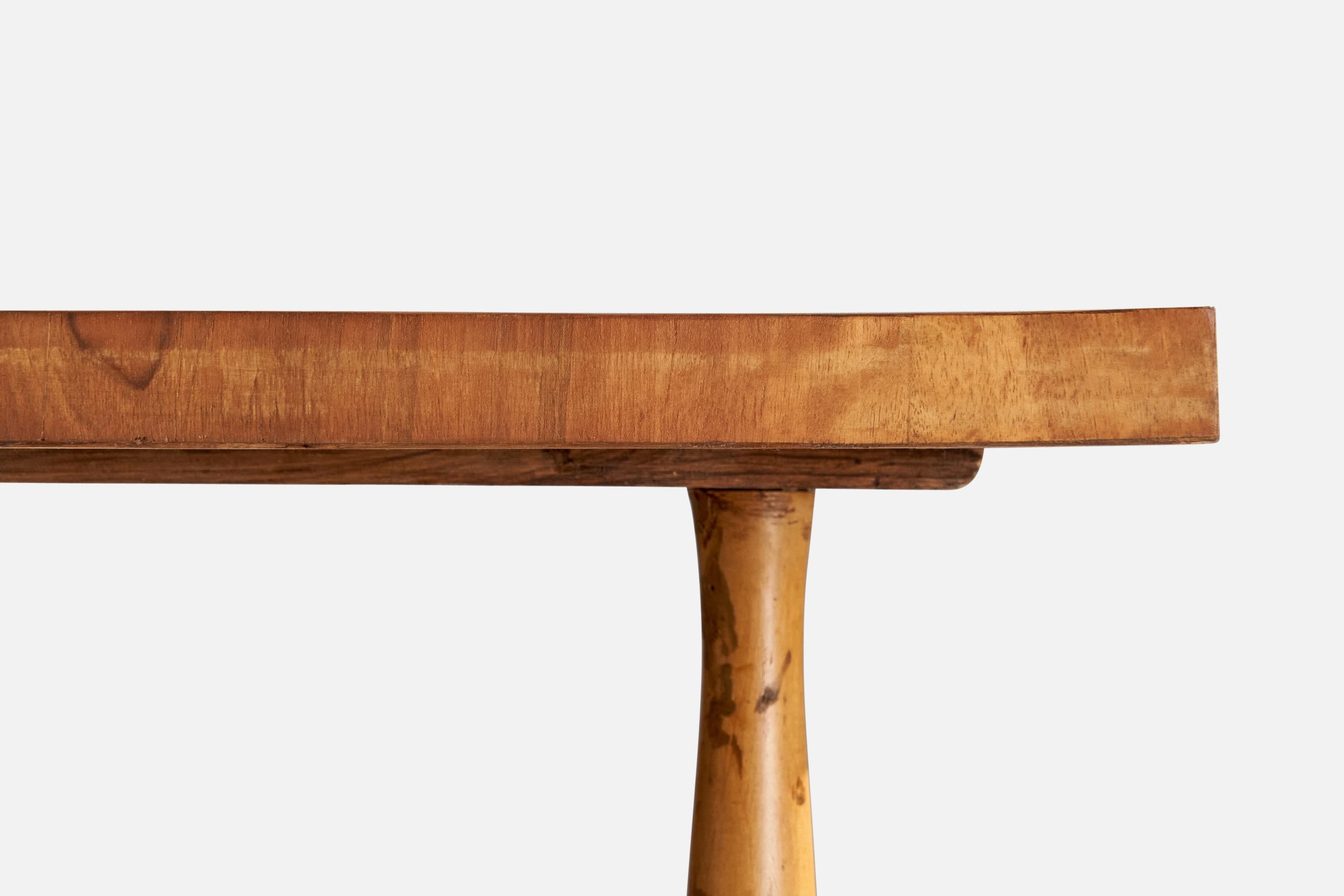 Designer italiano, Tavolino, Legno, Italia, anni '30 In condizioni buone in vendita a High Point, NC