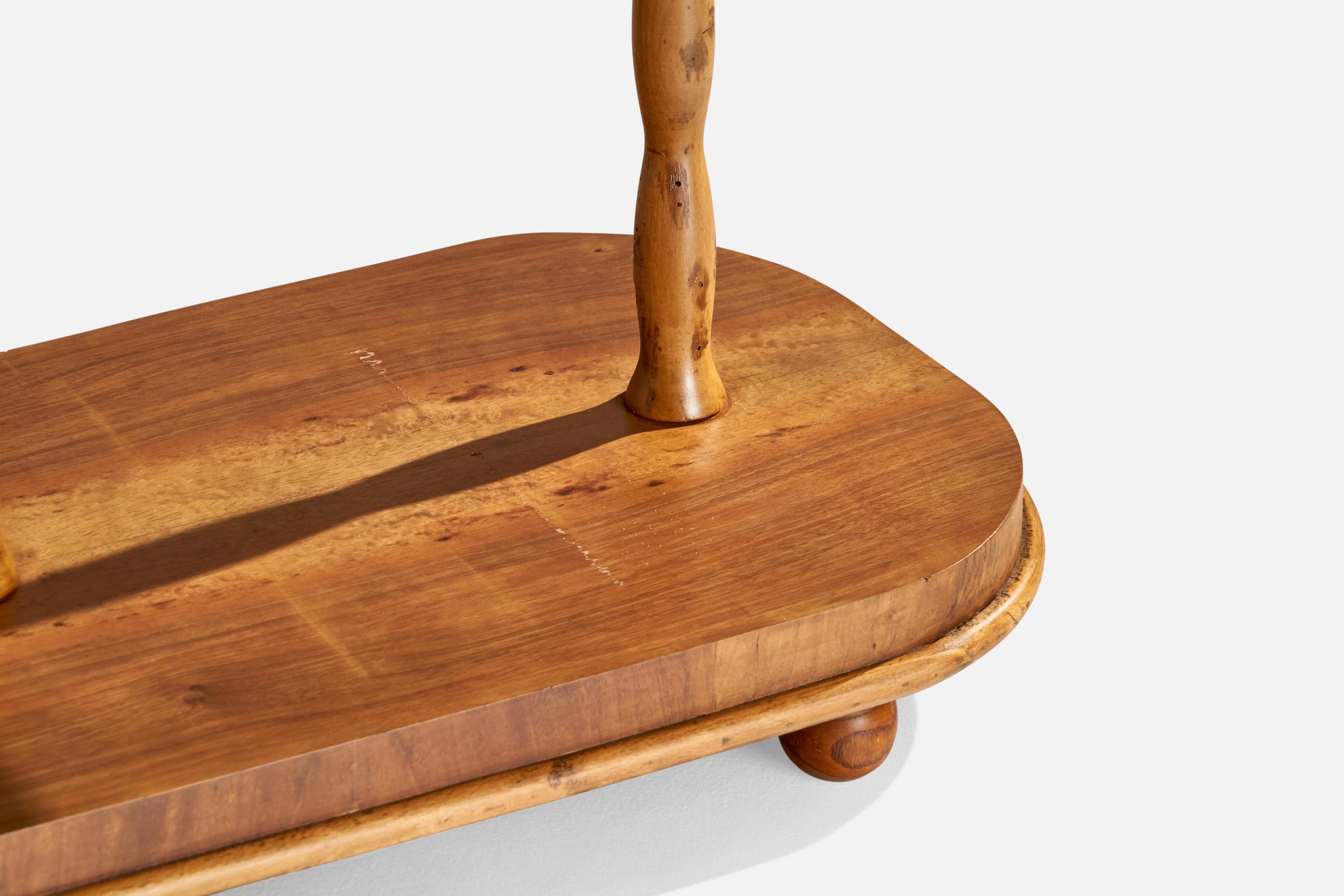 Designer italiano, Tavolino, Legno, Italia, anni '30 in vendita 1