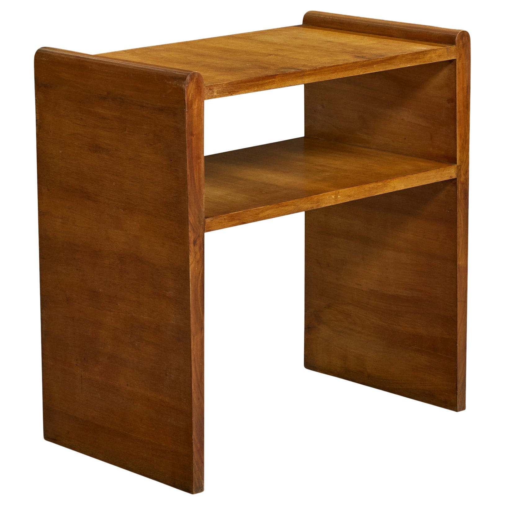 Italian Designer, Side Table, Wood, Italy, 1930s