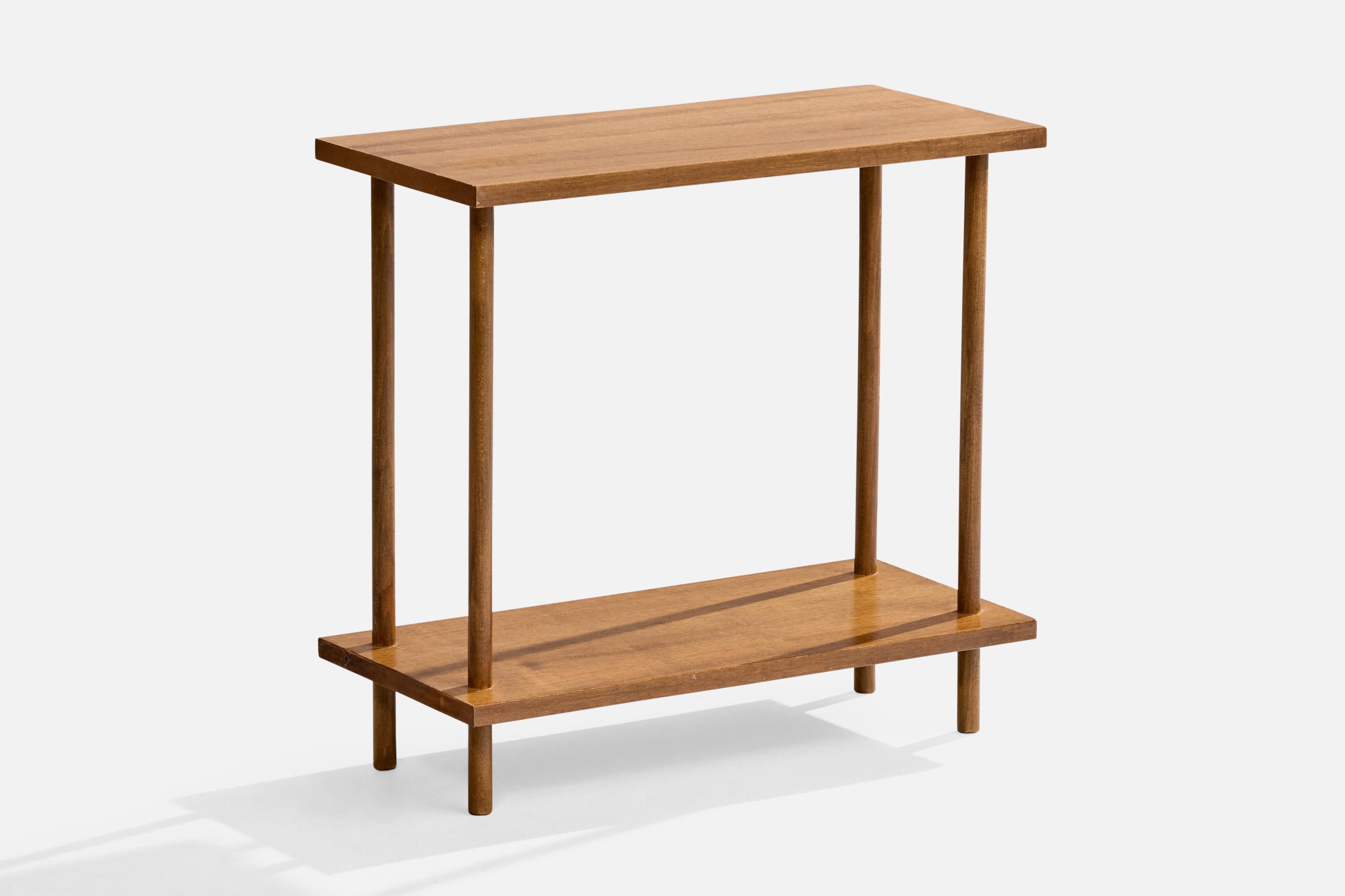 Designer italien, tables d'appoint, bois, Italie, années 1950 Bon état - En vente à High Point, NC