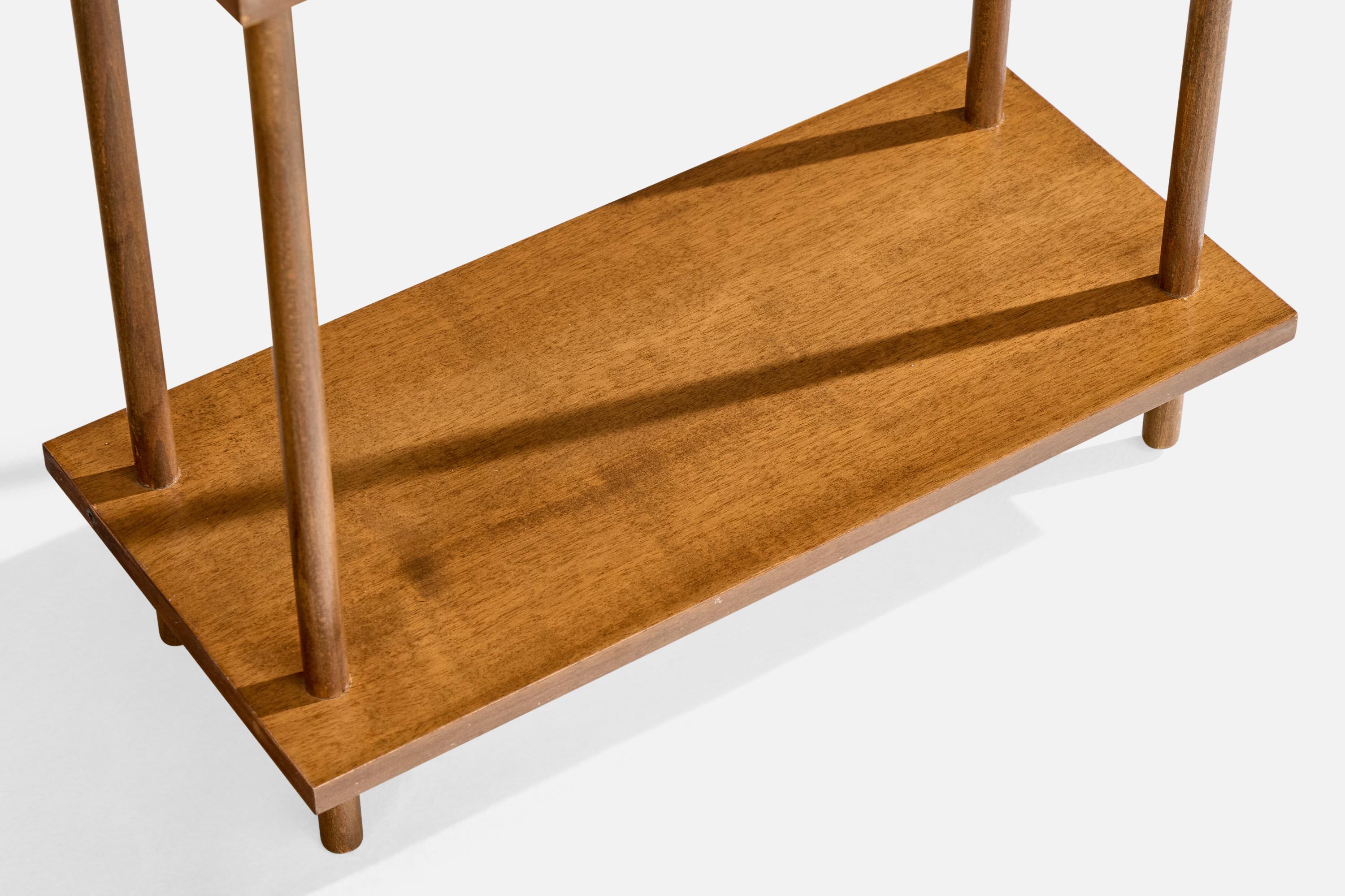 Designer italien, tables d'appoint, bois, Italie, années 1950 en vente 2