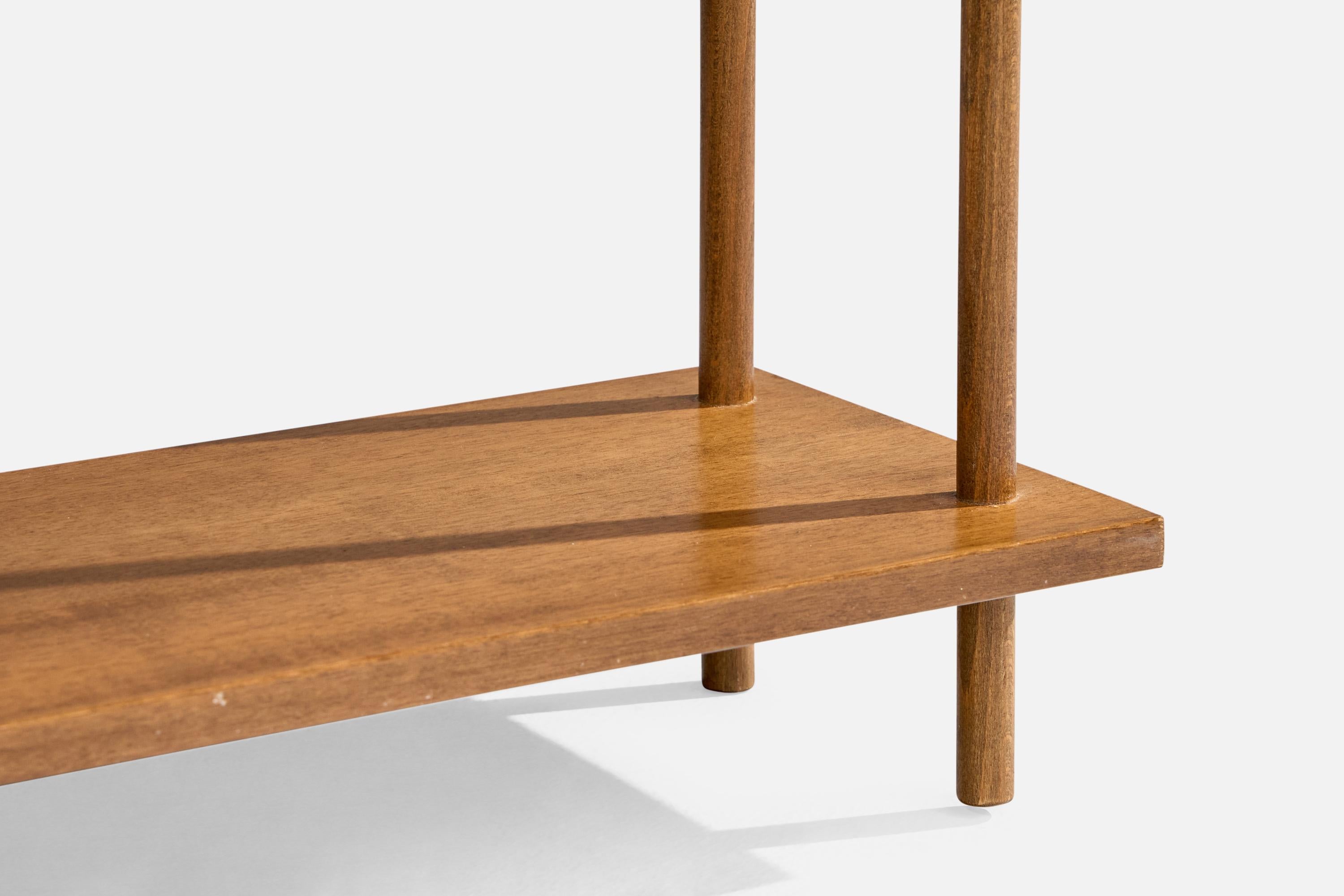 Designer italien, tables d'appoint, bois, Italie, années 1950 en vente 3