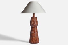 Italian Designer, Sizeable Table Lamp, Ceramic, Italy, 1960s