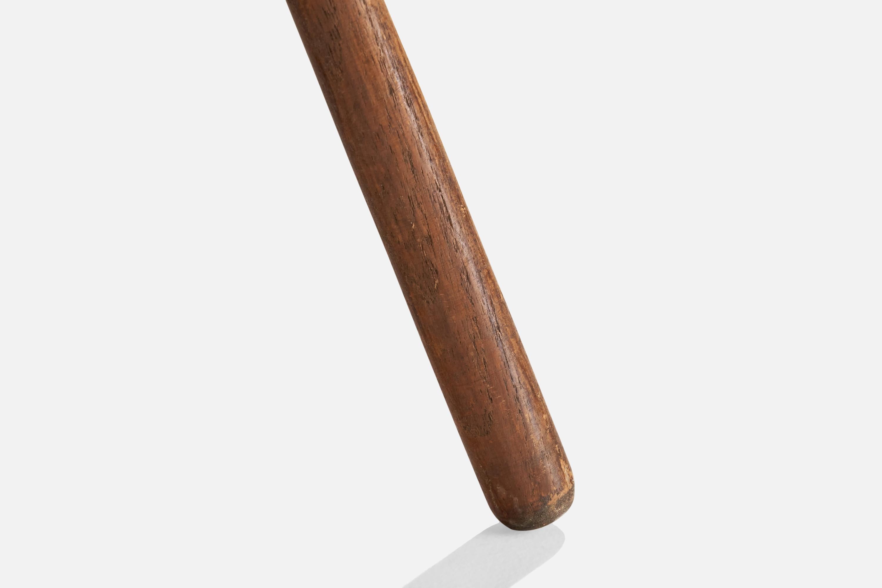 Italian Designer, Stool, Wood, Italy, 1940s For Sale 3
