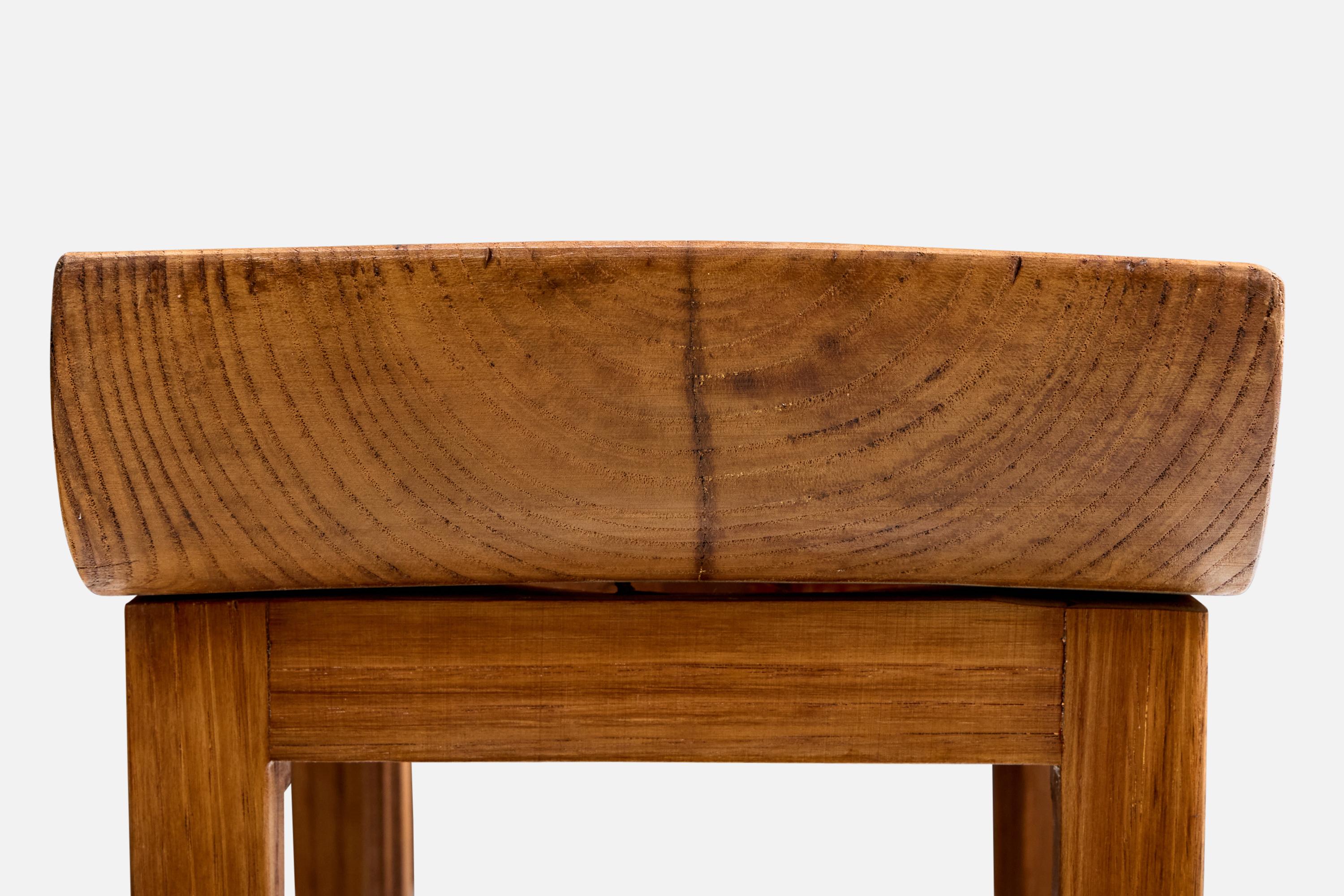 Italian Designer, Stools, Walnut, Italy, 1930s For Sale 7
