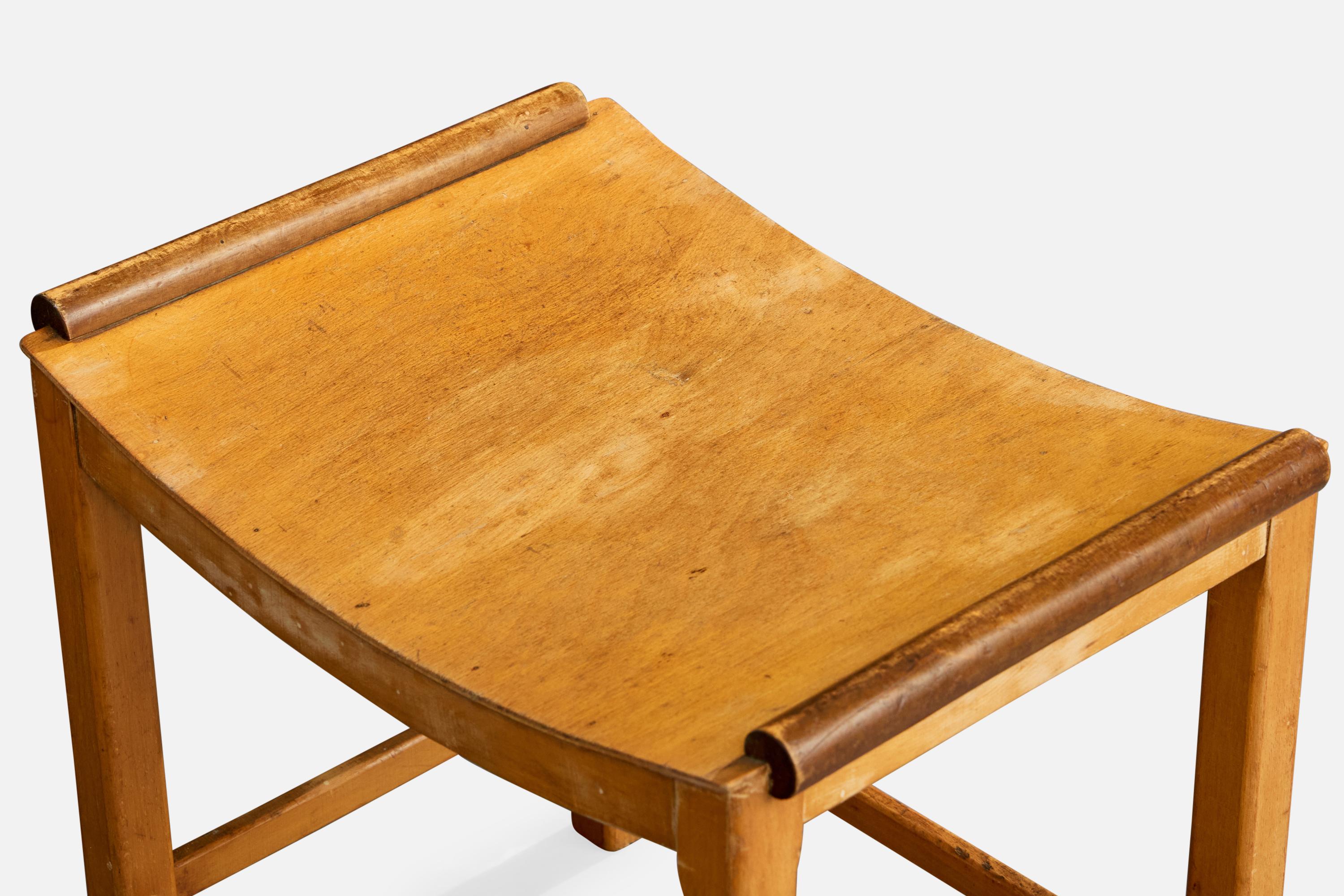 Diseñador italiano, Taburetes, Madera, Italia, Años 1930 en venta 2