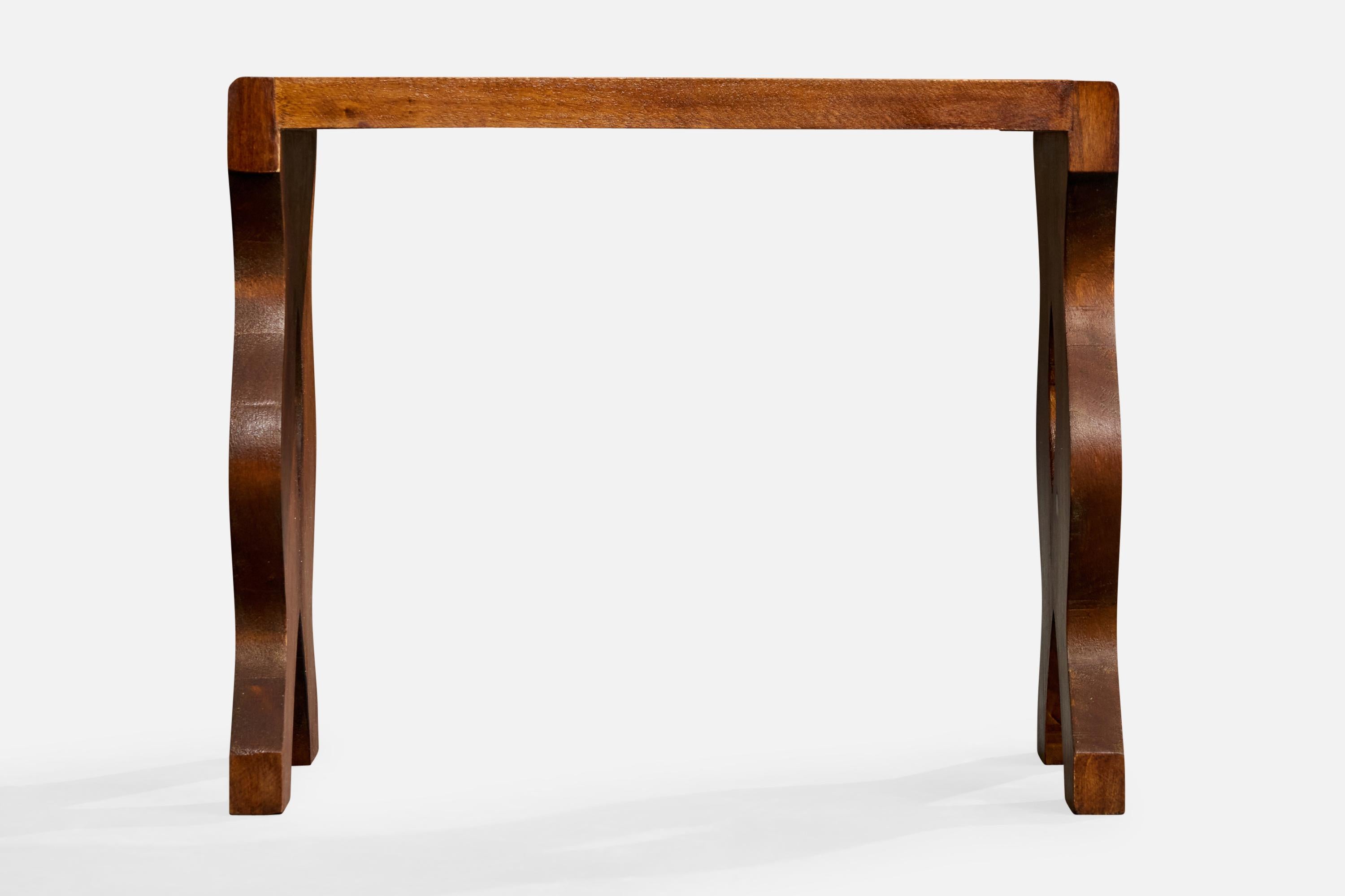 Bois Designer italien, tabourets, Wood, Italie, années 1960 en vente