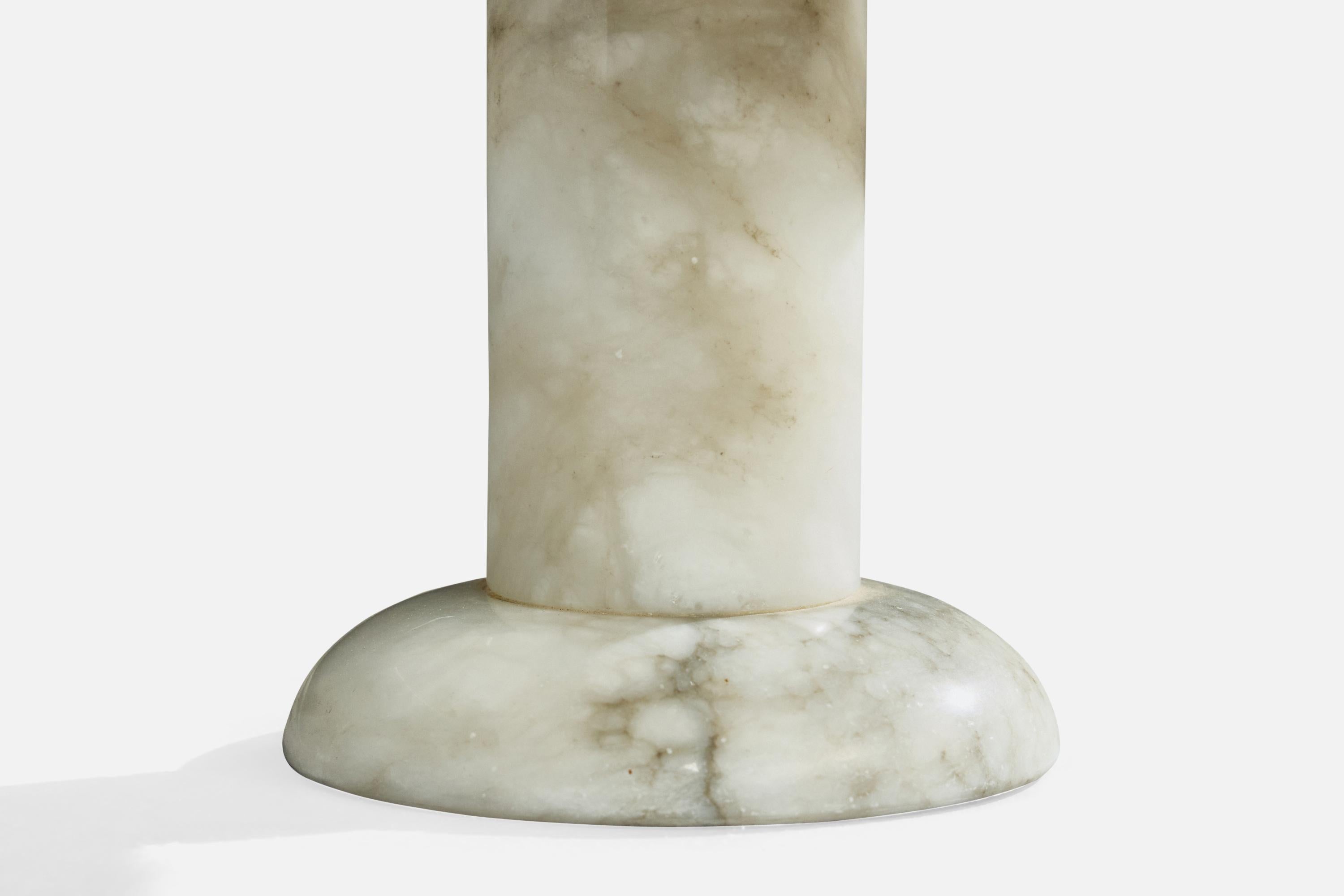 Designer italien, lampe de table, albâtre, Italie, années 1990 en vente 4