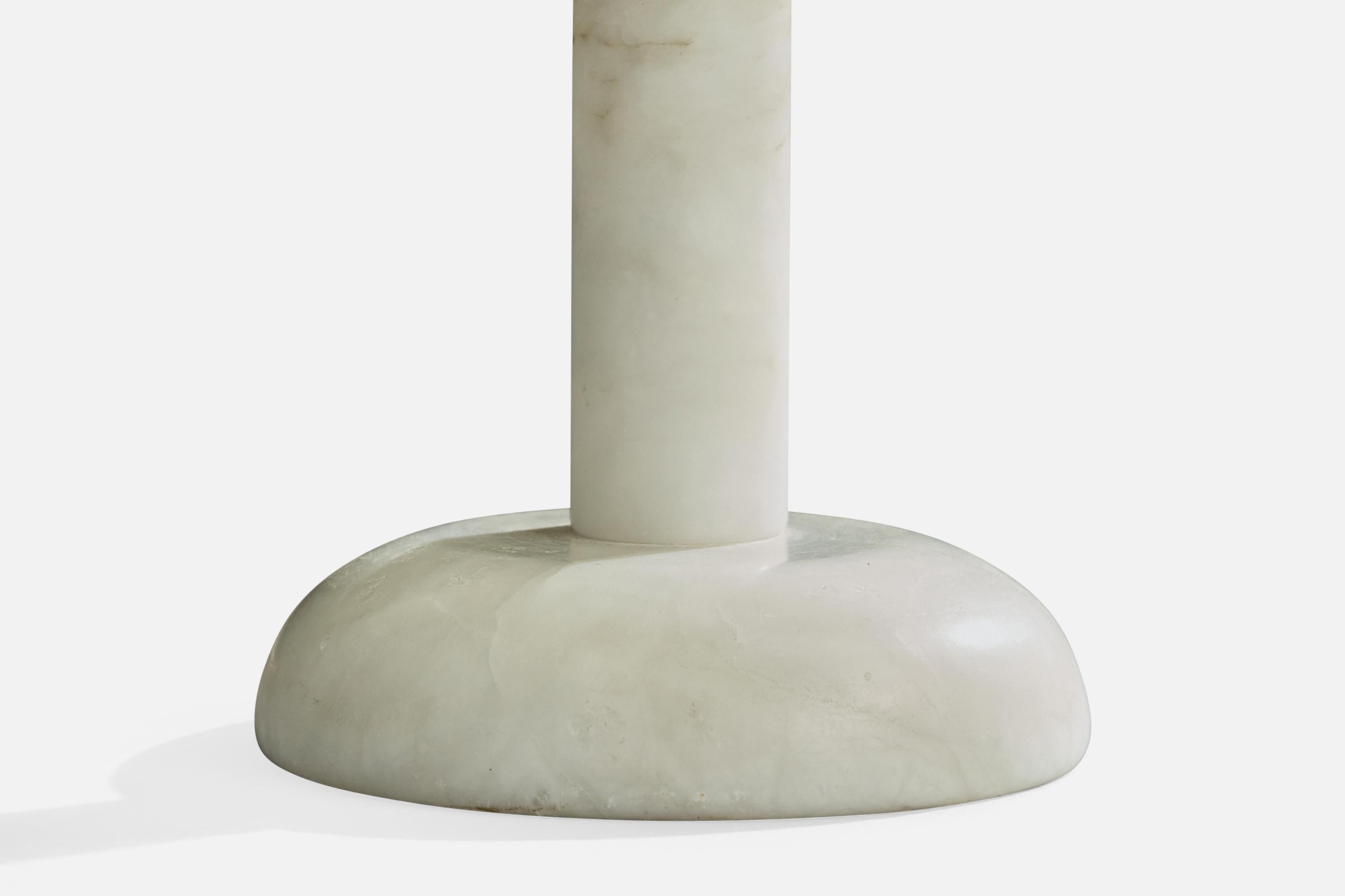 Designer italien, lampe de table, albâtre, Italie, années 1990 en vente 4