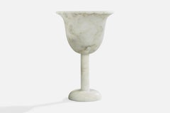 Italian Designer, Table Lamp, Alabaster, Italy, 1990s