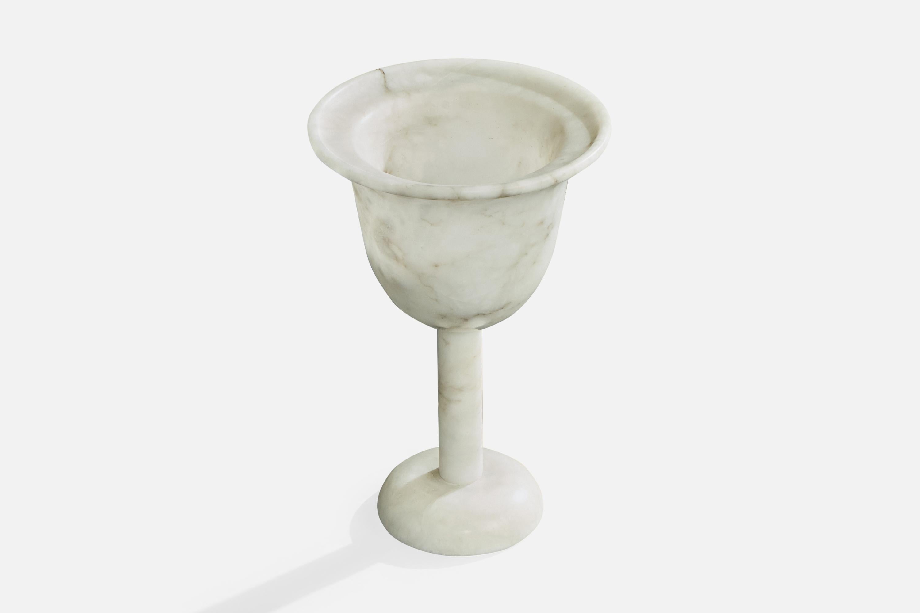 Mid-Century Modern Designer italien, lampe de table, albâtre, Italie, années 1990 en vente