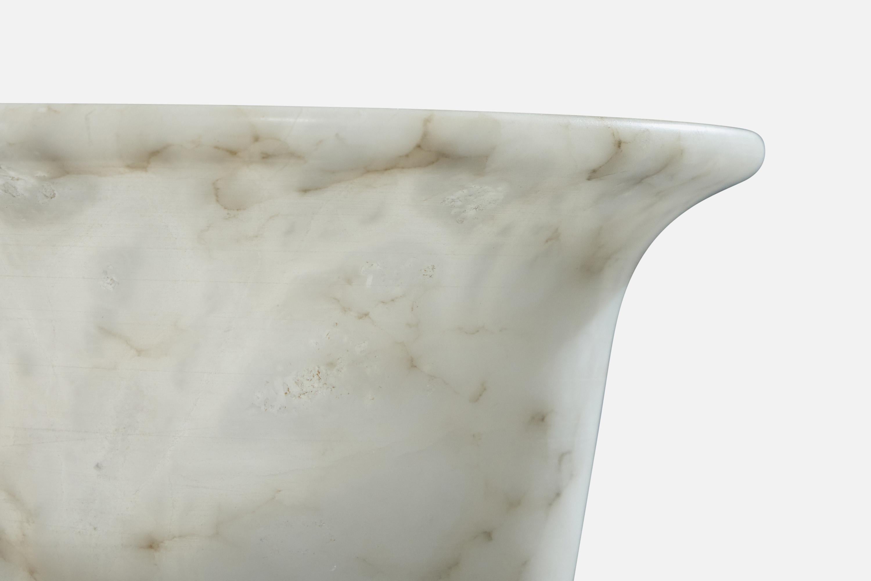 Designer italien, lampe de table, albâtre, Italie, années 1990 en vente 1