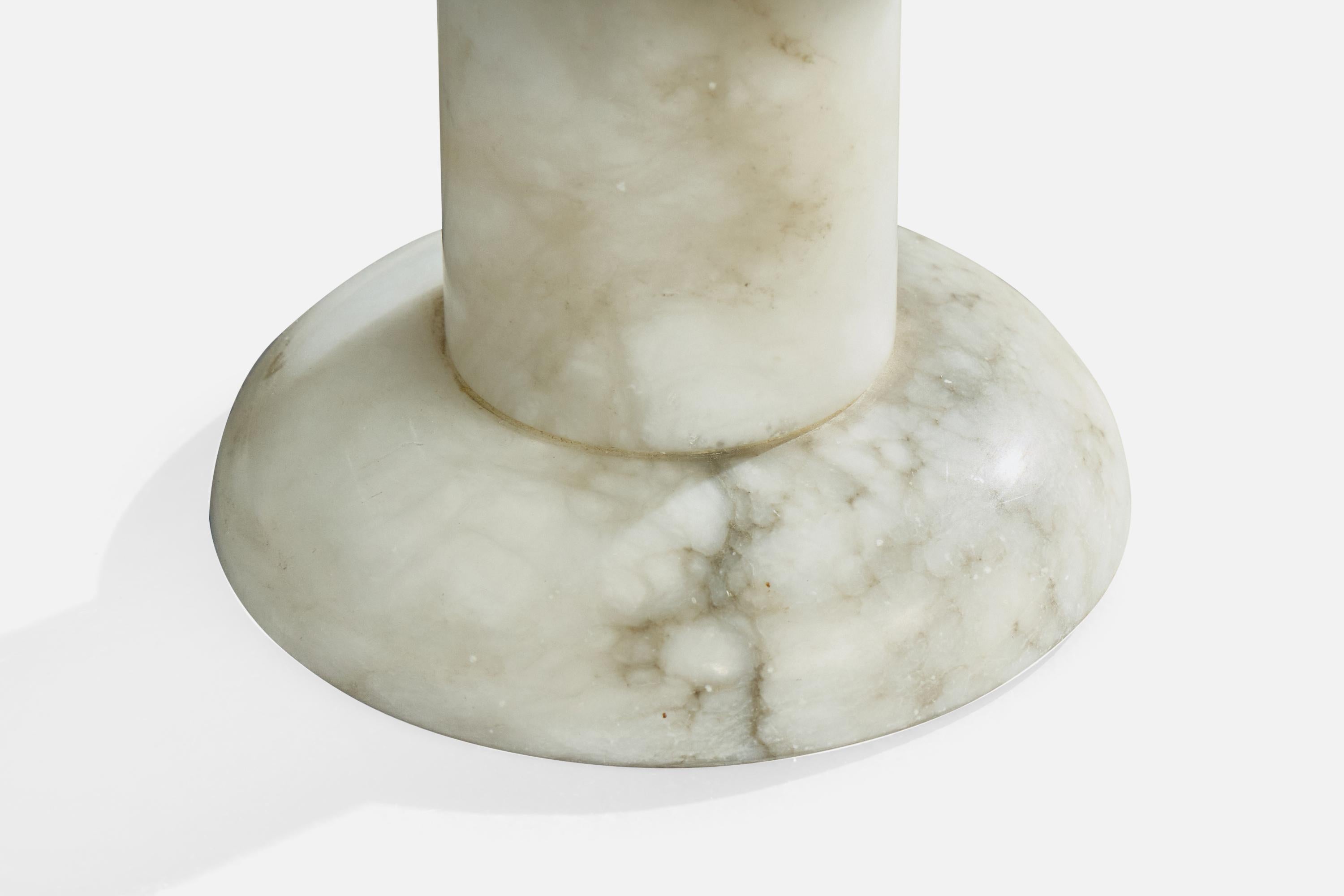 Designer italien, lampe de table, albâtre, Italie, années 1990 en vente 3