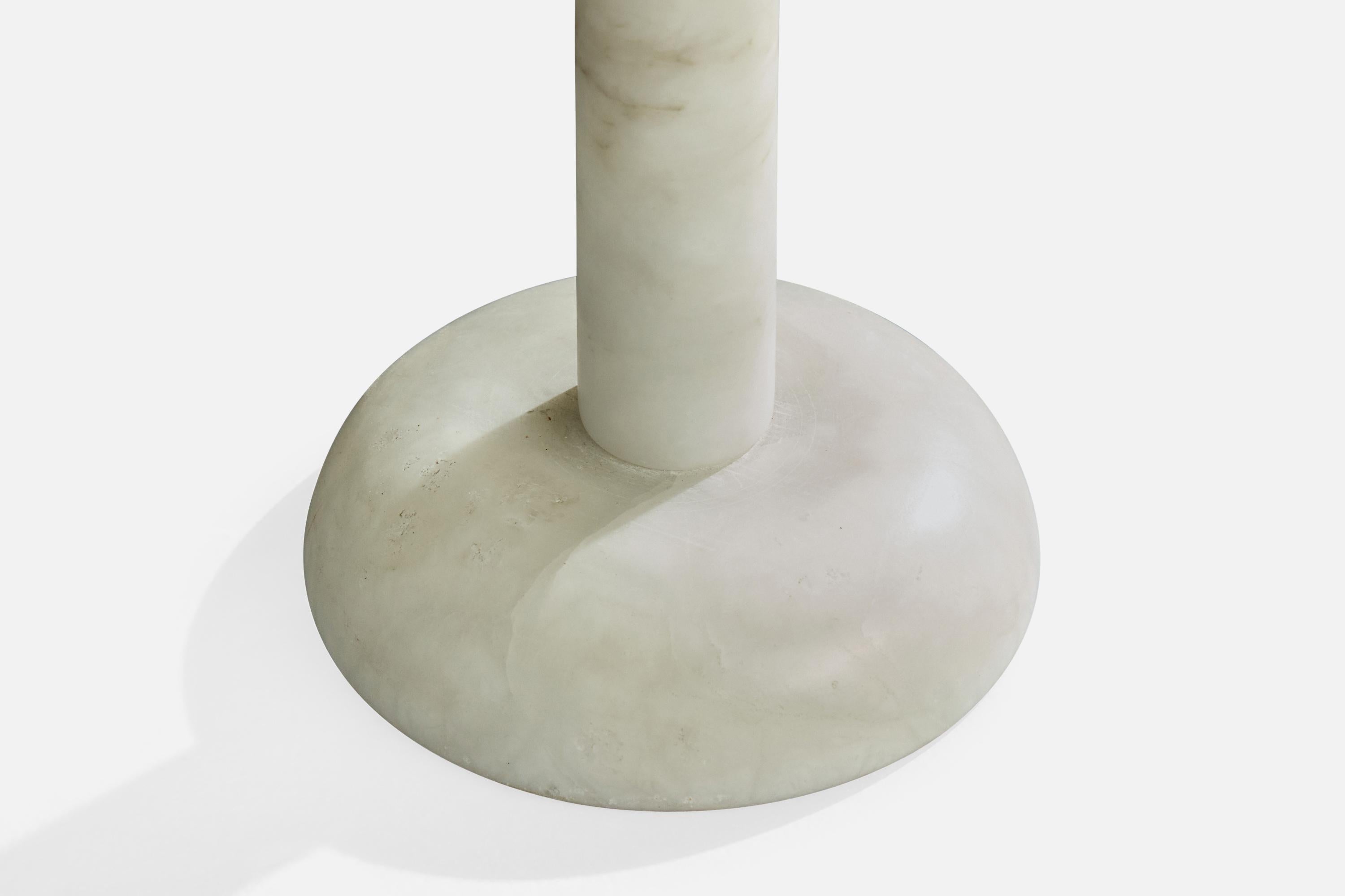 Designer italien, lampe de table, albâtre, Italie, années 1990 en vente 3