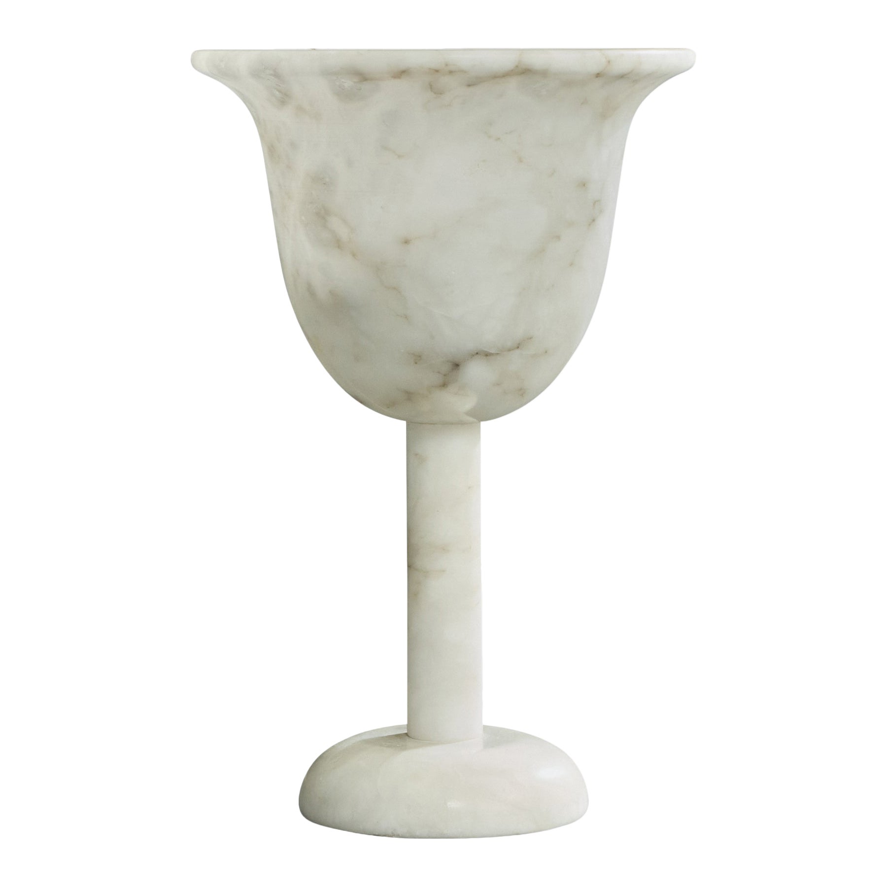 Italian Designer, Table Lamp, Alabaster, Italy, 1990s