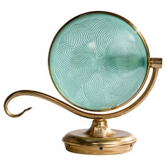 Italian Designer, Table Lamp, Brass, Acrylic, Italy, 1960s