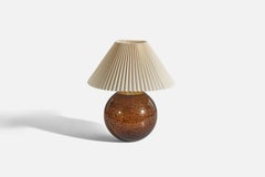 Lampada da tavolo di design italiano, ottone, vetro, carta, Italia, anni '60