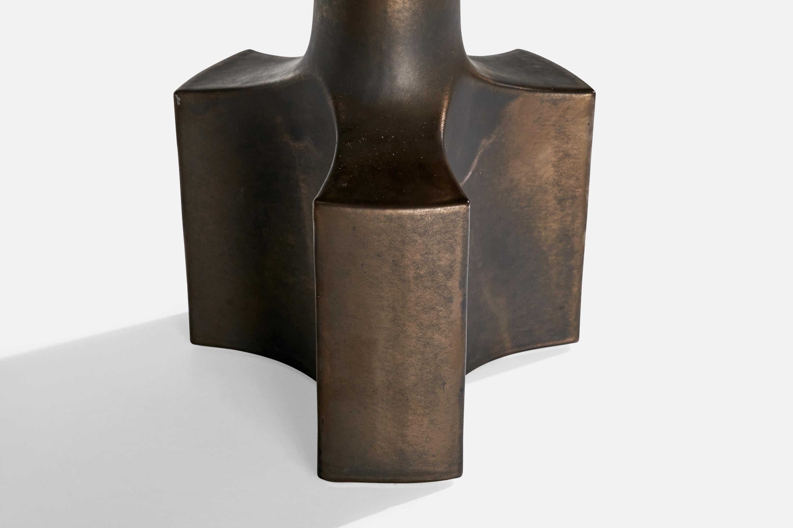 Italian Designer, Table Lamp, Brass, Italy, 1970s For Sale 2