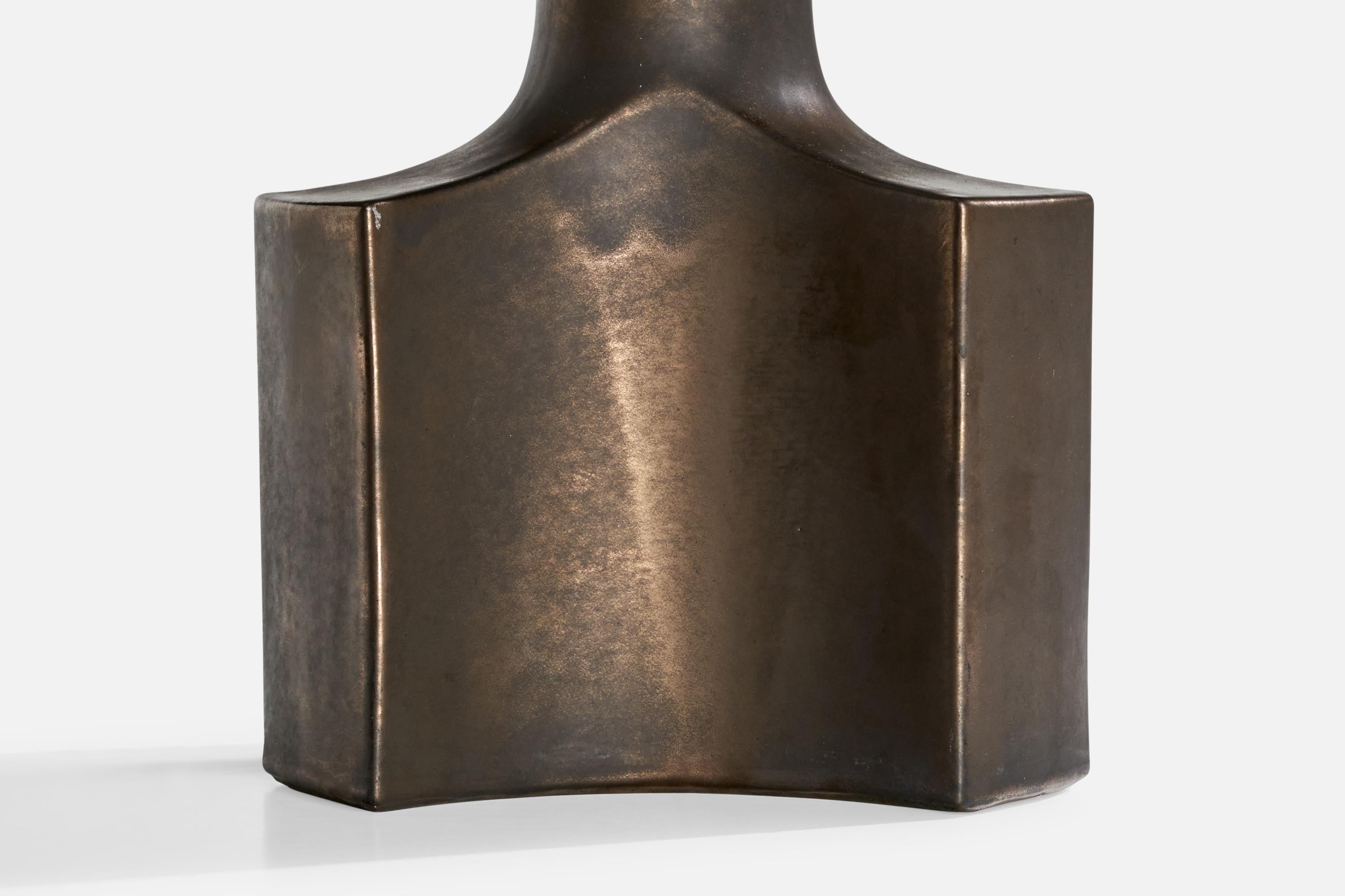 Italian Designer, Table Lamp, Brass, Italy, 1970s For Sale 3