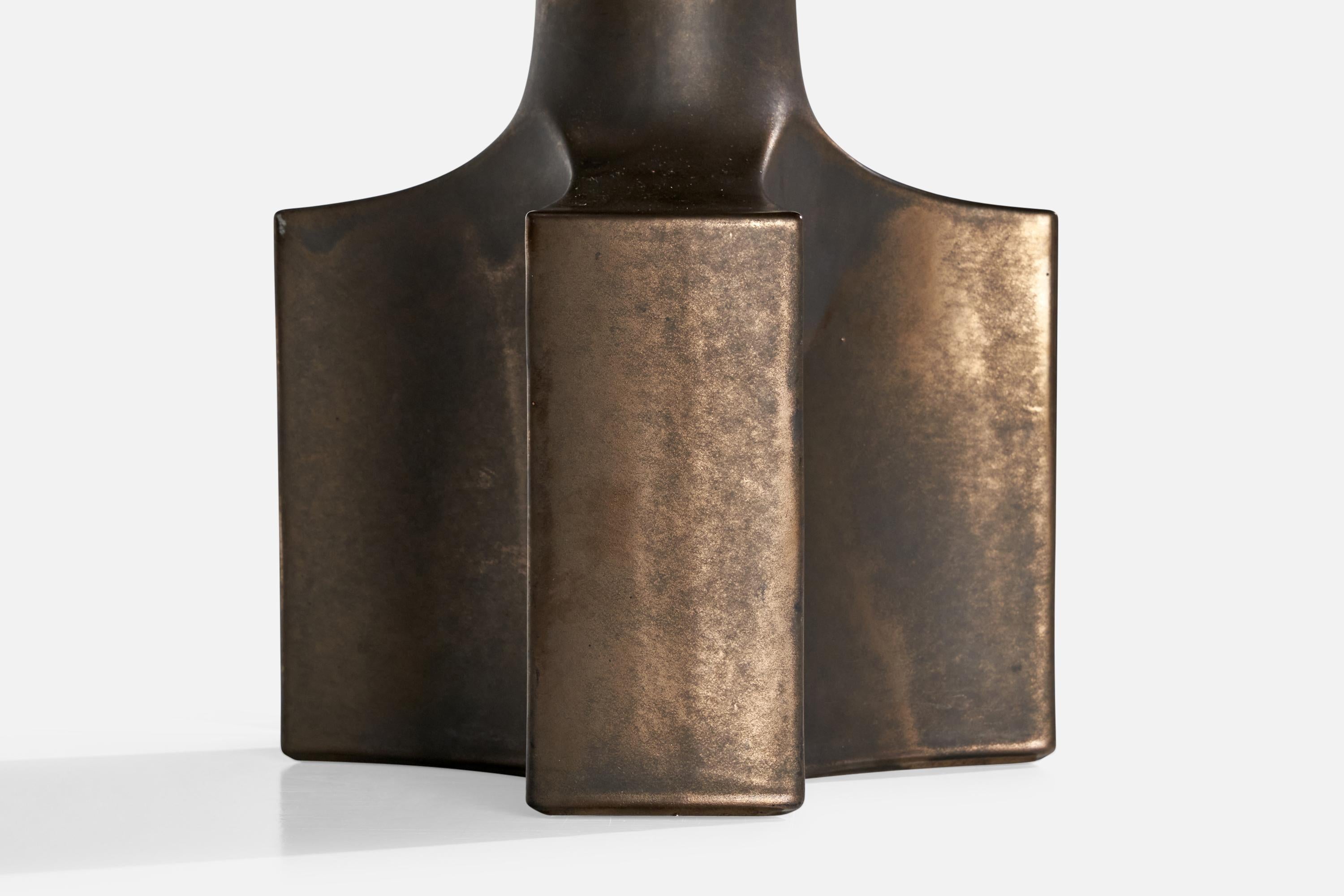 Italian Designer, Table Lamp, Brass, Italy, 1970s For Sale 4