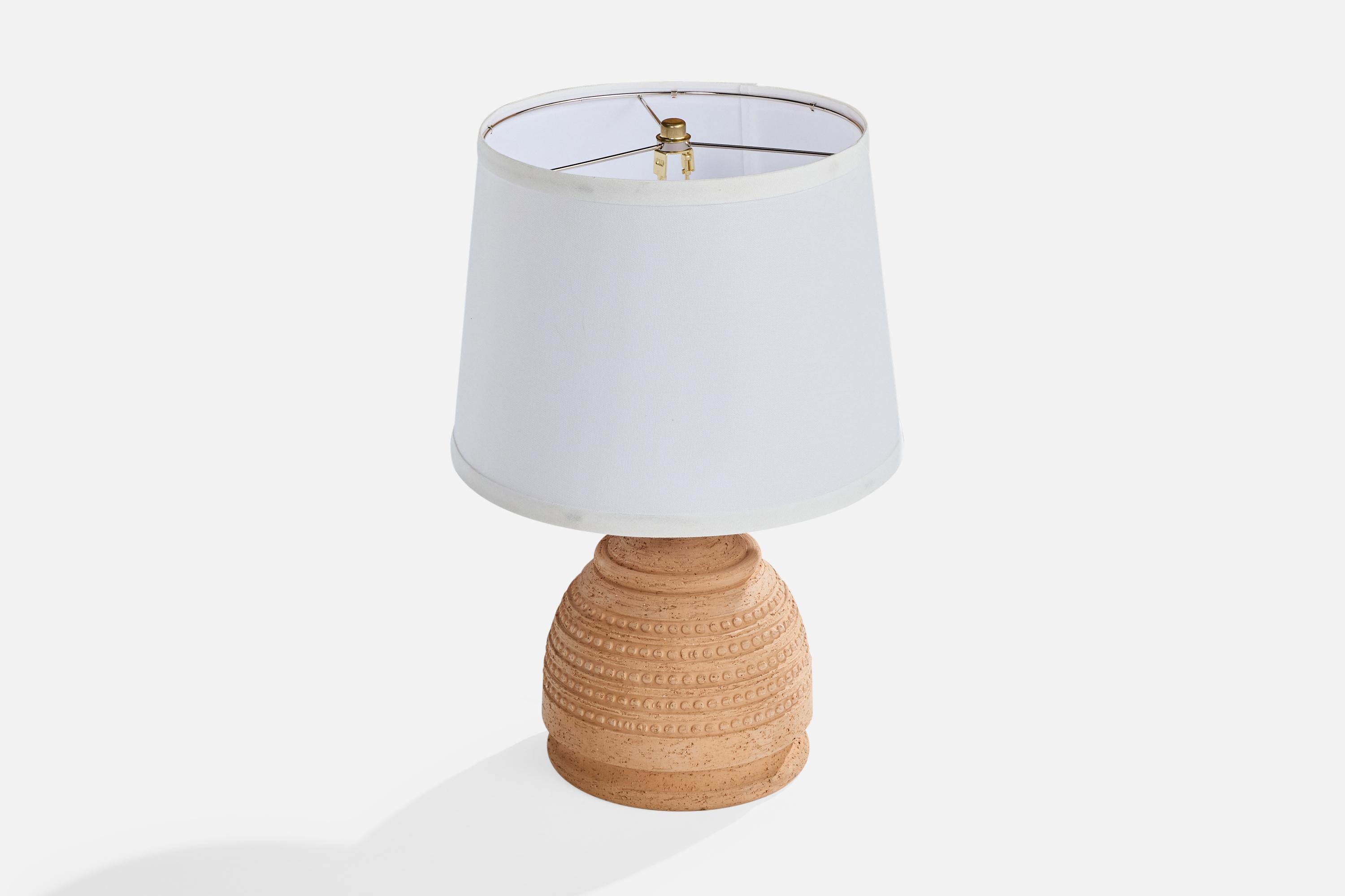 Mid-Century Modern Designer italien, lampe de table, céramique, Italie, années 1960 en vente