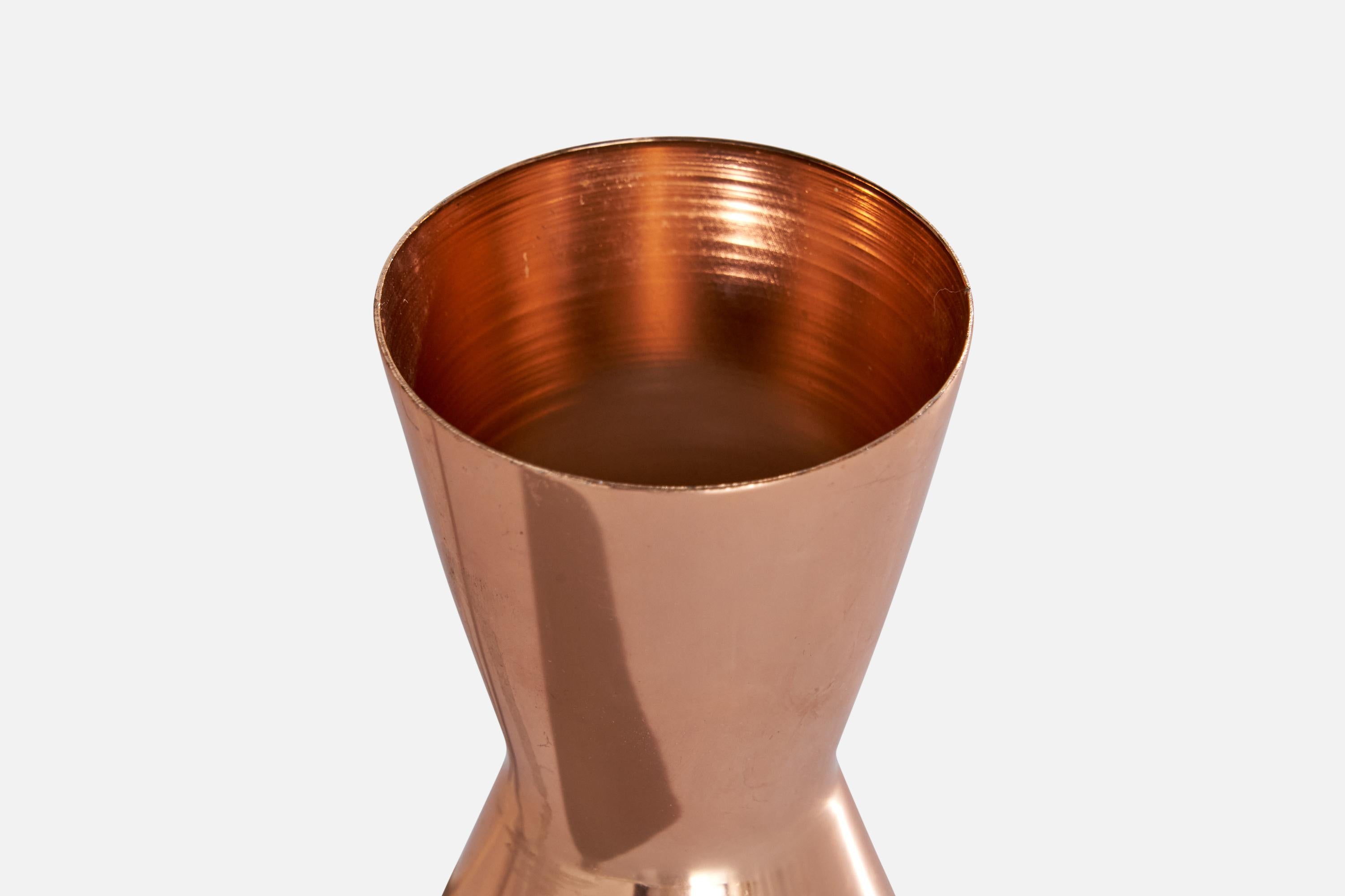 Italian Designer, Table Lamp, Copper, Italy, 1960s In Good Condition For Sale In High Point, NC