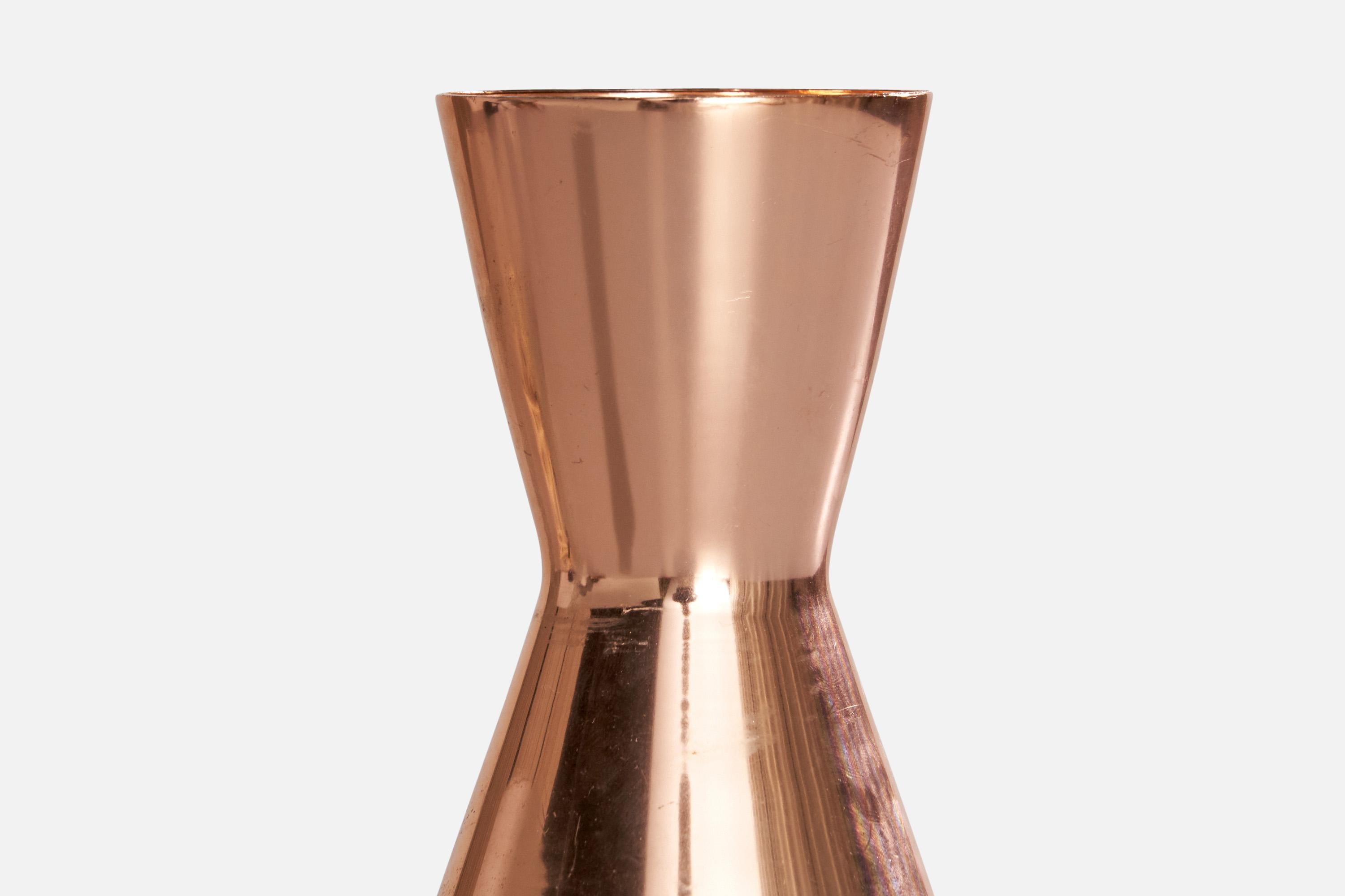 Mid-20th Century Italian Designer, Table Lamp, Copper, Italy, 1960s For Sale