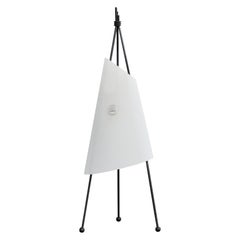 Italian Designer, Table Lamp, Glass, Metal, Italy, 1970s