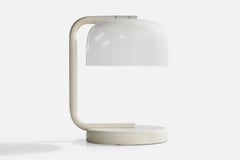 Italian Designer, Table Lamp, Metal, Acrylic, Italy, 1970s