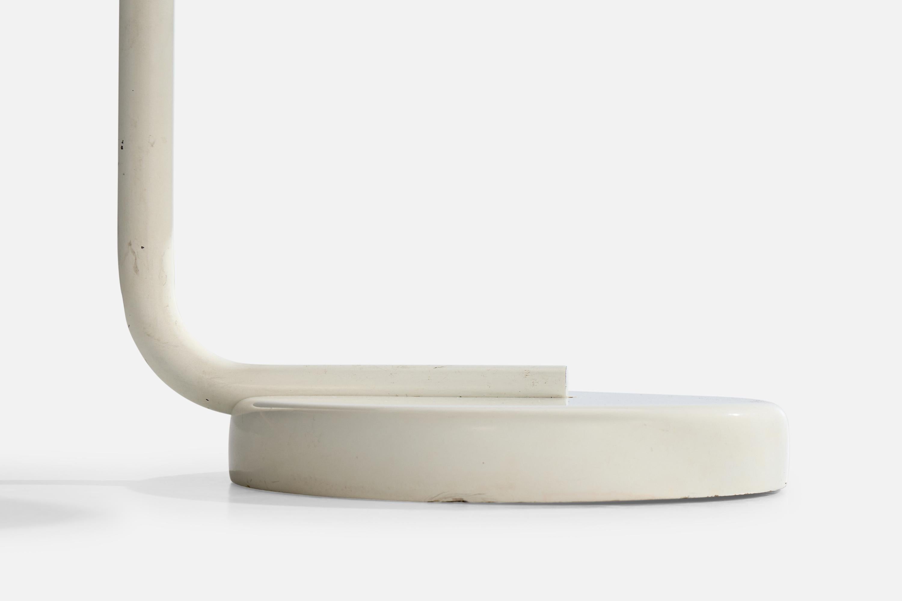 Designer italien, lampe de bureau, métal, acrylique, Italie, années 1970 en vente 3
