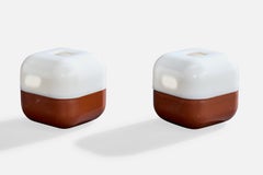 Italian Designer, Table Lamps, Acrylic, Italy, 1970s