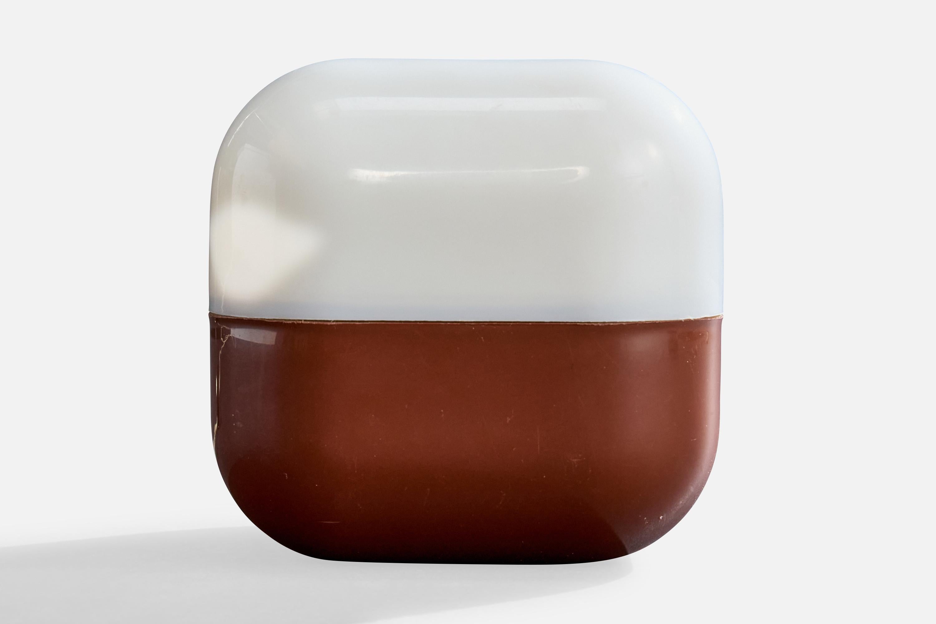 Acrylique Designer italien, lampes de table, acrylique, Italie, années 1970 en vente