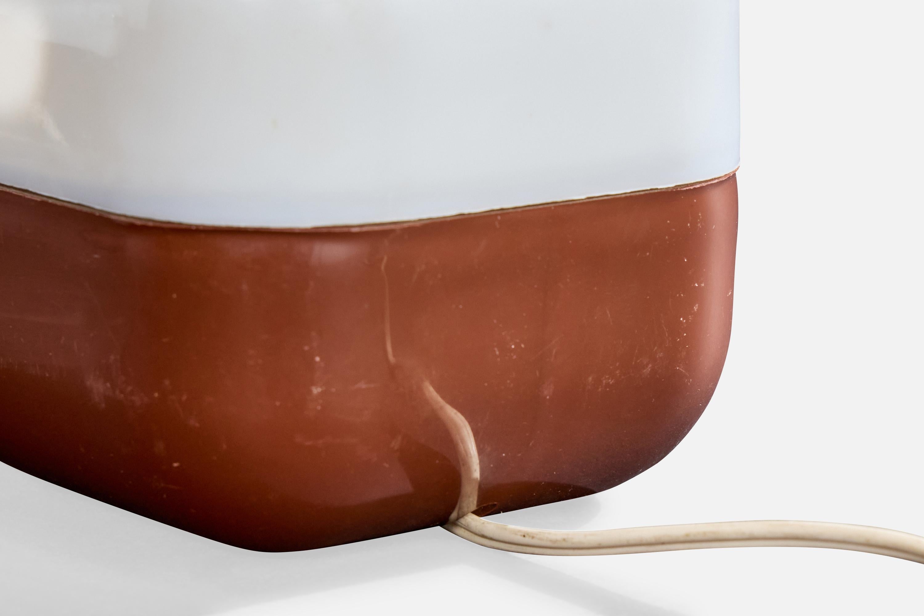 Designer italien, lampes de table, acrylique, Italie, années 1970 en vente 2