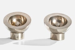 Italian Designer, Table Lamps, Metal, Italy, 1970s