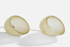 Italian Designer, Table Lamps, Resin, Italy, 1970s