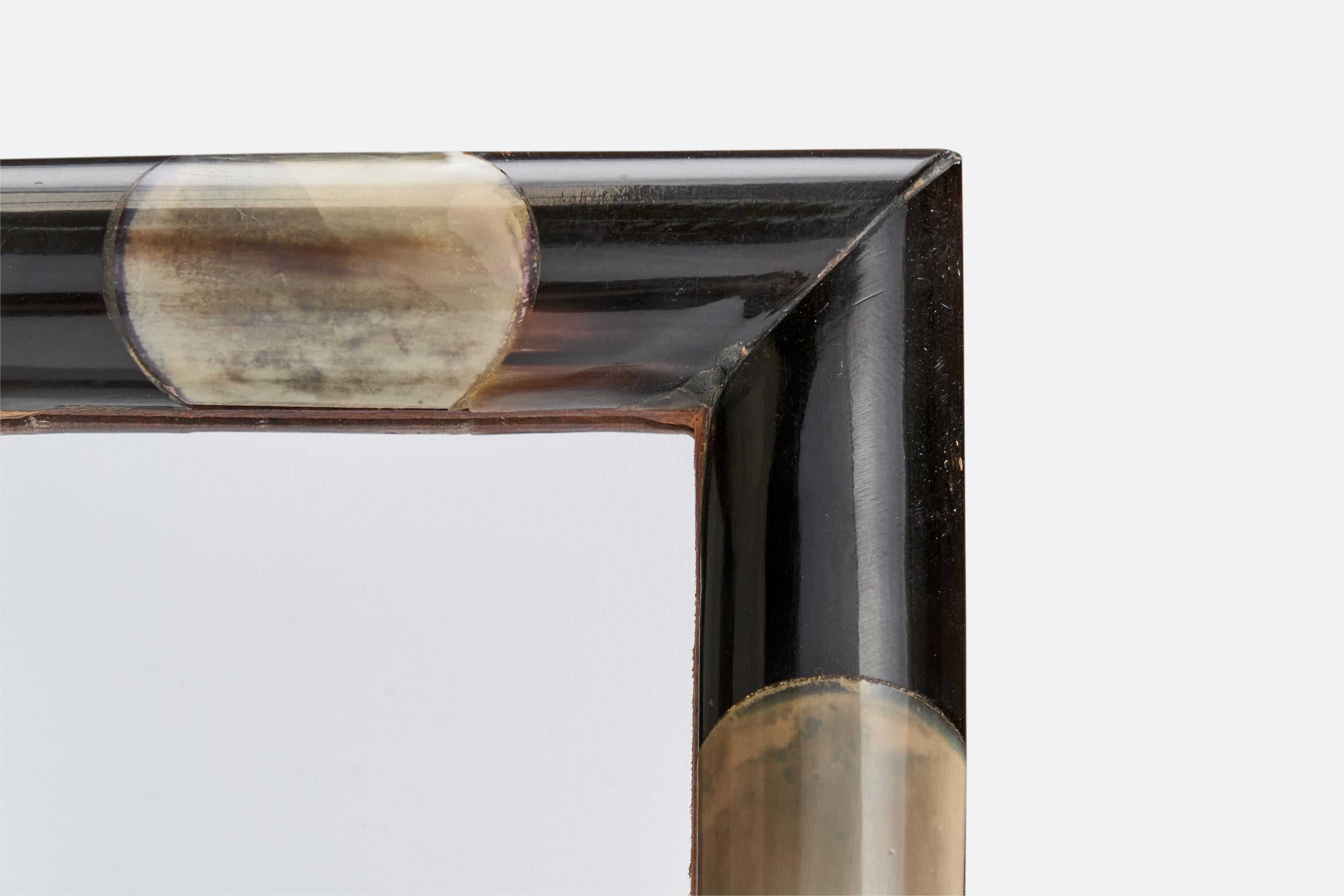 Diseñador italiano, espejo de sobremesa, nácar, Italia, c. 1940 mediados del siglo XX en venta
