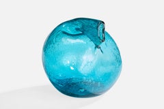 Italian Designer, Vase, Glass, Italy, 1970s