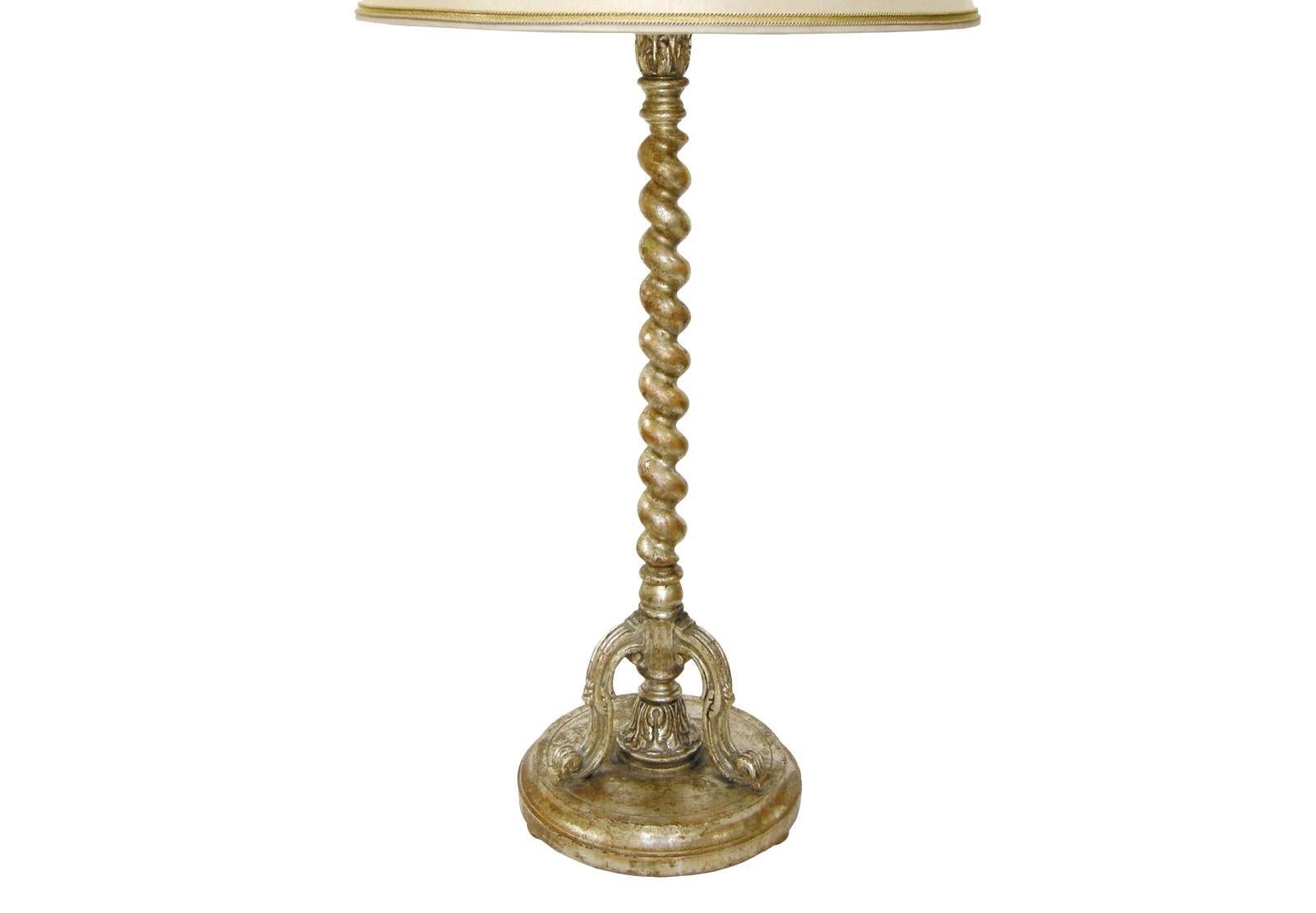 Louis XVI Italian Designer Venetian Rope Table Lamp by Randy Esada For Sale