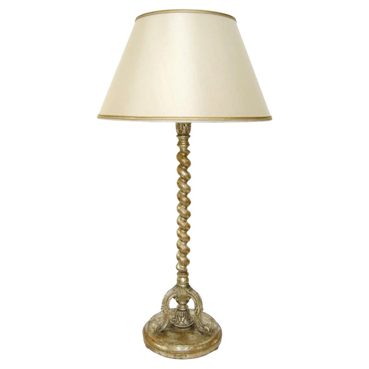 Italian Designer Venetian Rope Table Lamp by Randy Esada For Sale