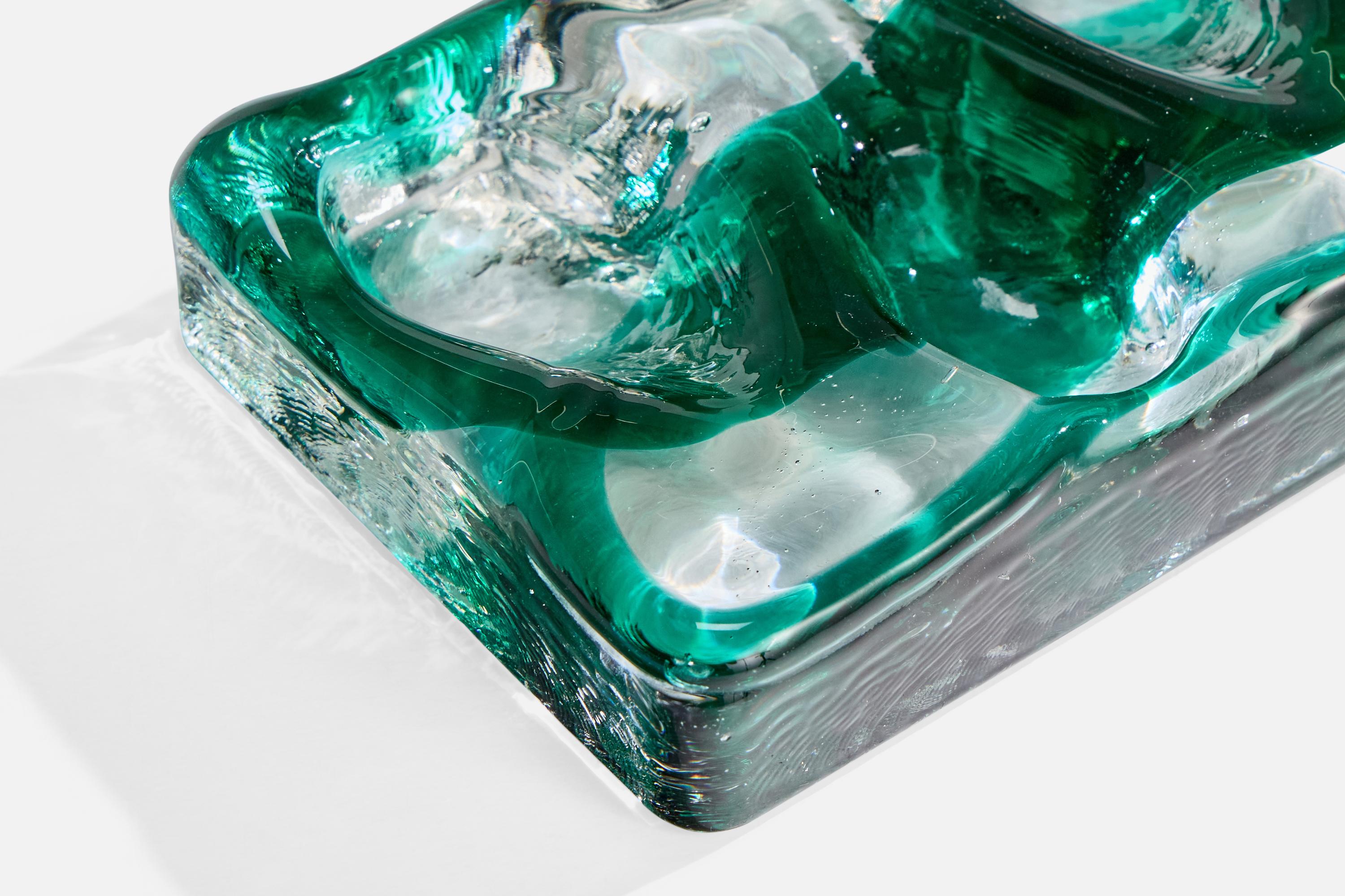 Italian Designer, Vide Poche, Glass, Italy, 1970s For Sale 2