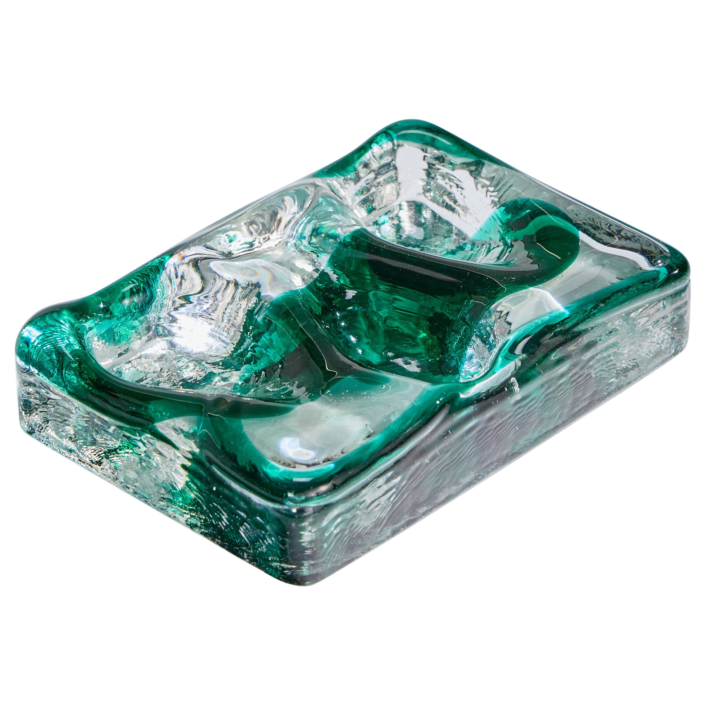 Italian Designer, Vide Poche, Glass, Italy, 1970s