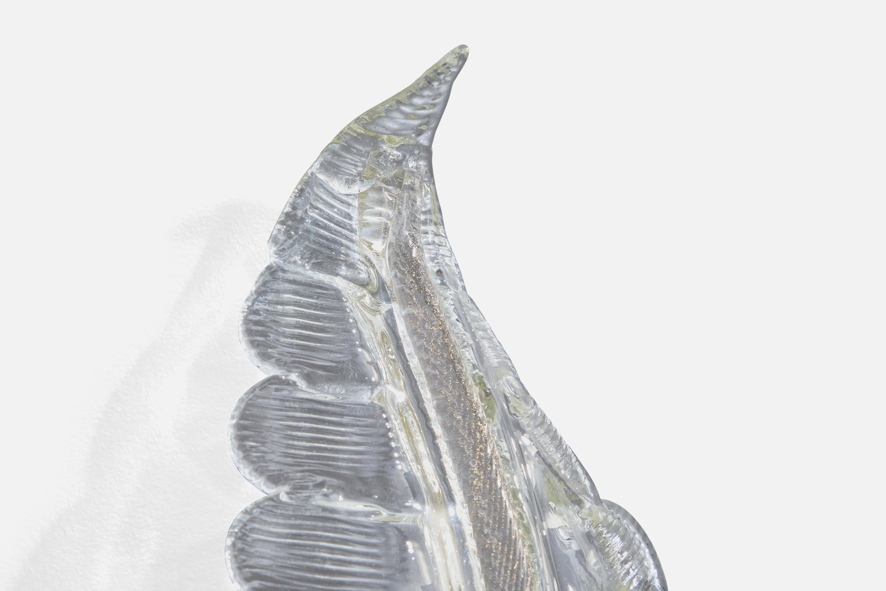 Italian Designer, Wall Light, Brass, Glass, Italy, 1940s For Sale 4